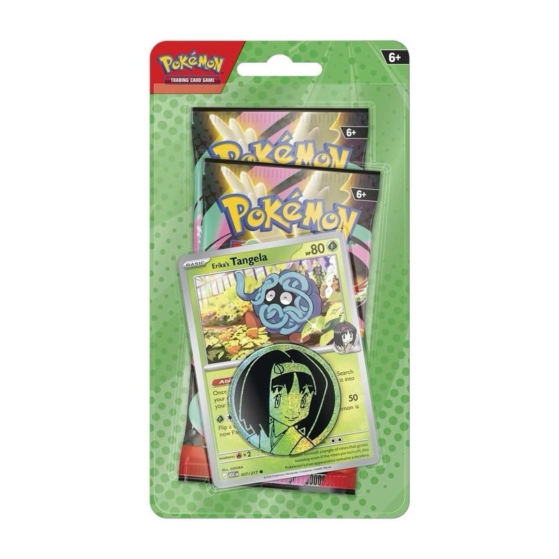 Ascended Heroes Coin Booster — Erika's Tangela — front