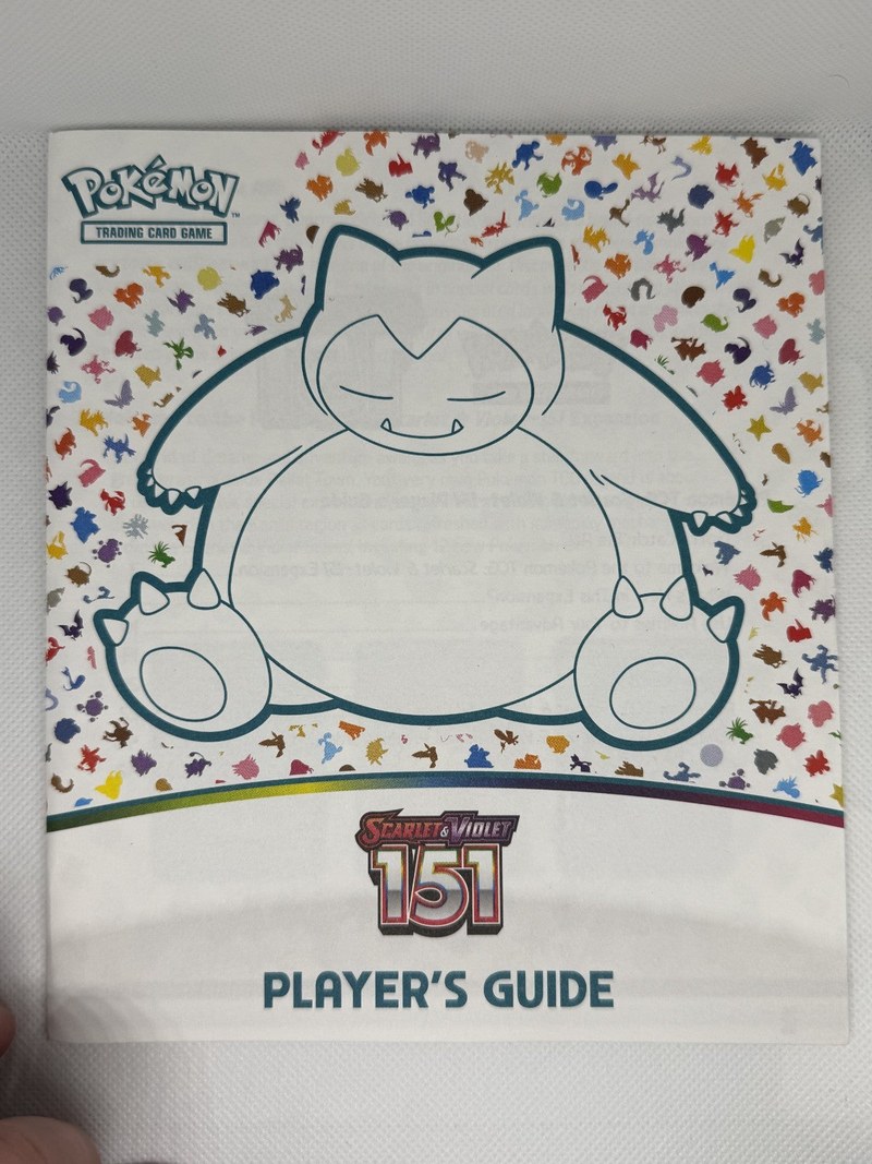 Pokémon 151 Player's Guide — MISPRINT (Pages Out of Order) — Snorlax ETB Booklet