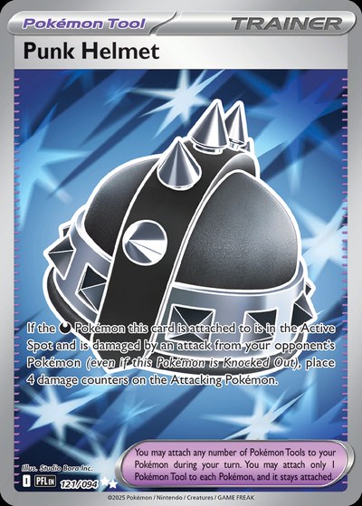 Punk Helmet 121/094 — Phantasmal Flames — Ultra Rare (Full Art)
