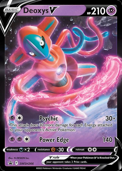 Deoxys V SWSH266 — Sword & Shield Promo — Promo