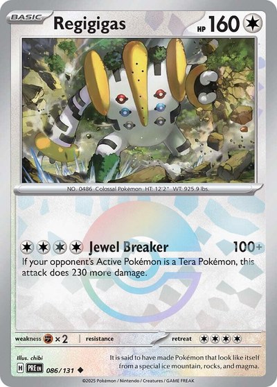 Regigigas 86 — Prismatic Evolutions — Poke