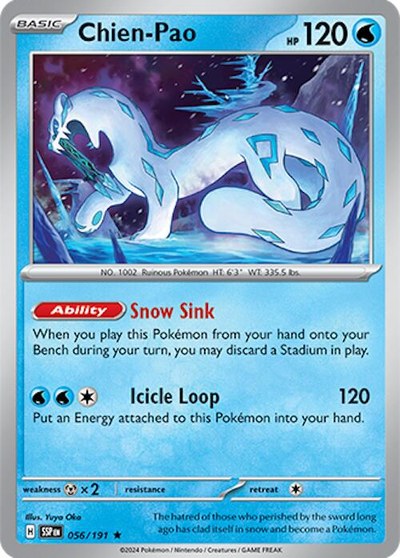 Chien-Pao 056/191 — Surging Sparks — Holo