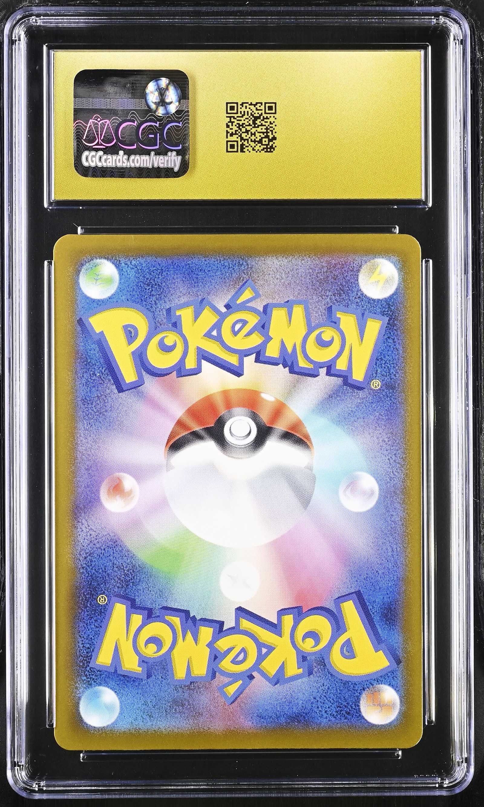 Mega Lucario ex #092 Japanese Mega Dream Ex CGC Pristine 10 Pokemon Graded Slab — back