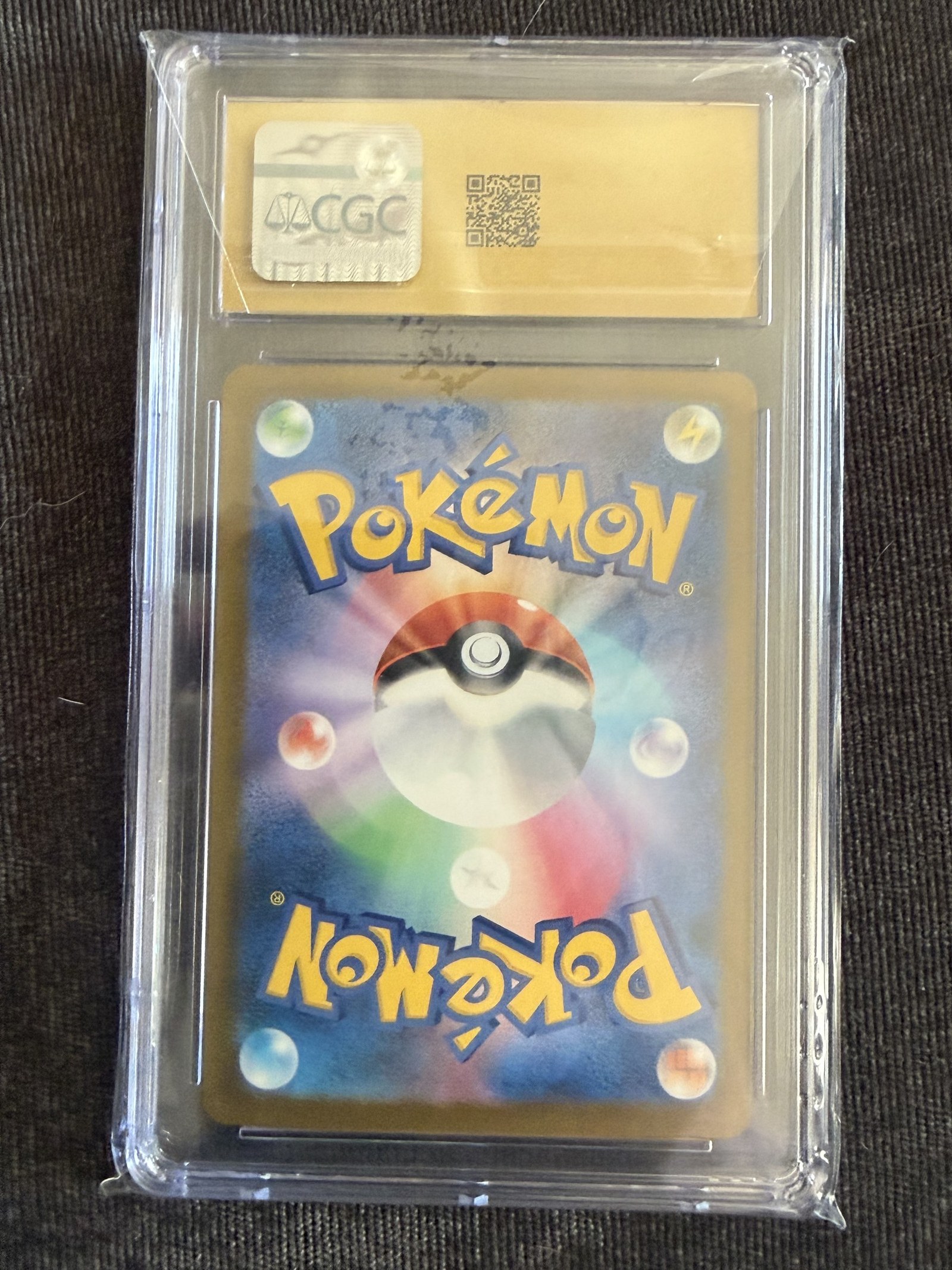 Mega Froslass ex #224 Japanese Mega Dream Ex CGC Pristine 10 Pokemon Graded Slab — back