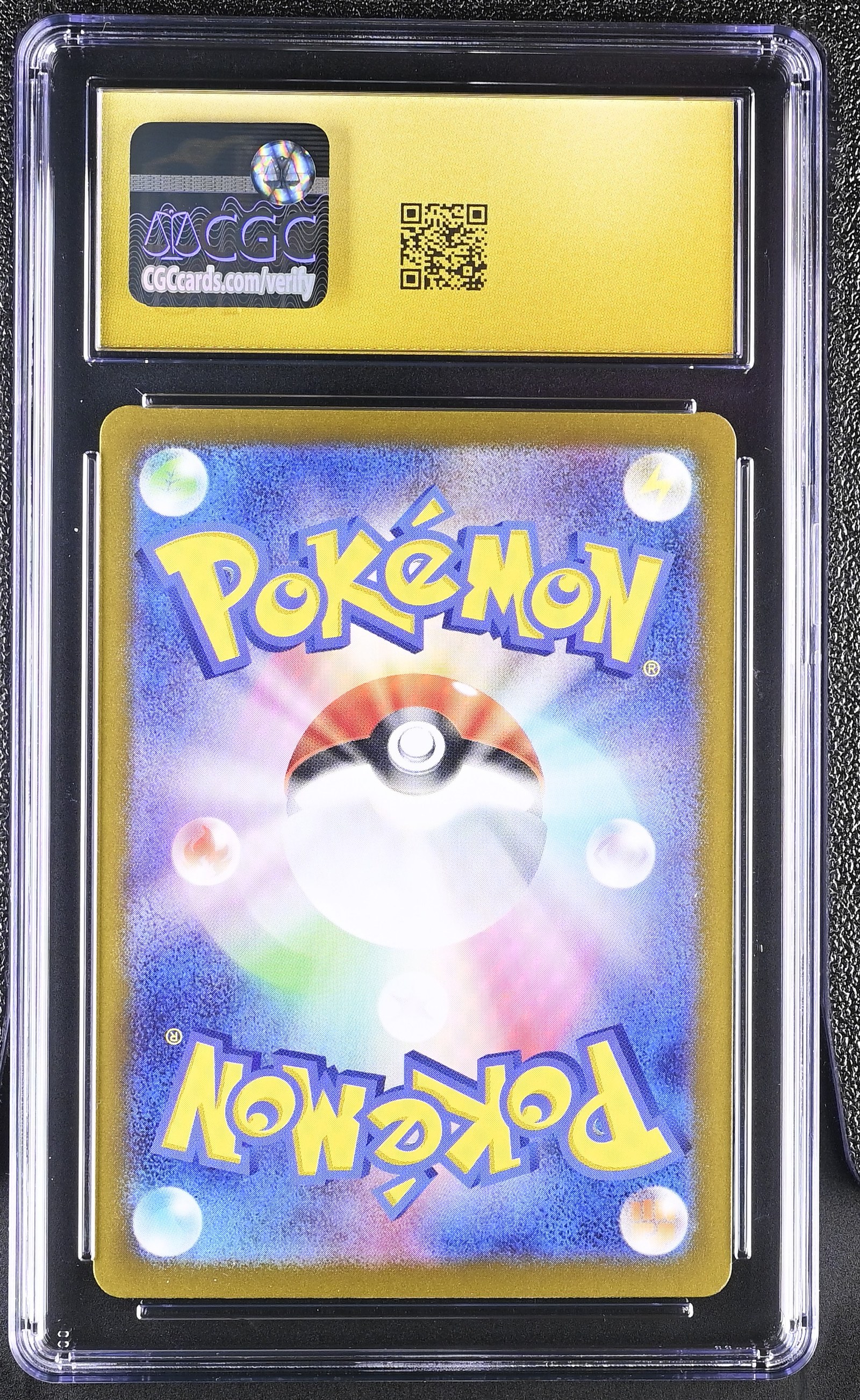 Sylveon #068/187 Poké Ball Holo Japanese Terastal Festival CGC Pristine 10 Pokemon Graded Slab — back