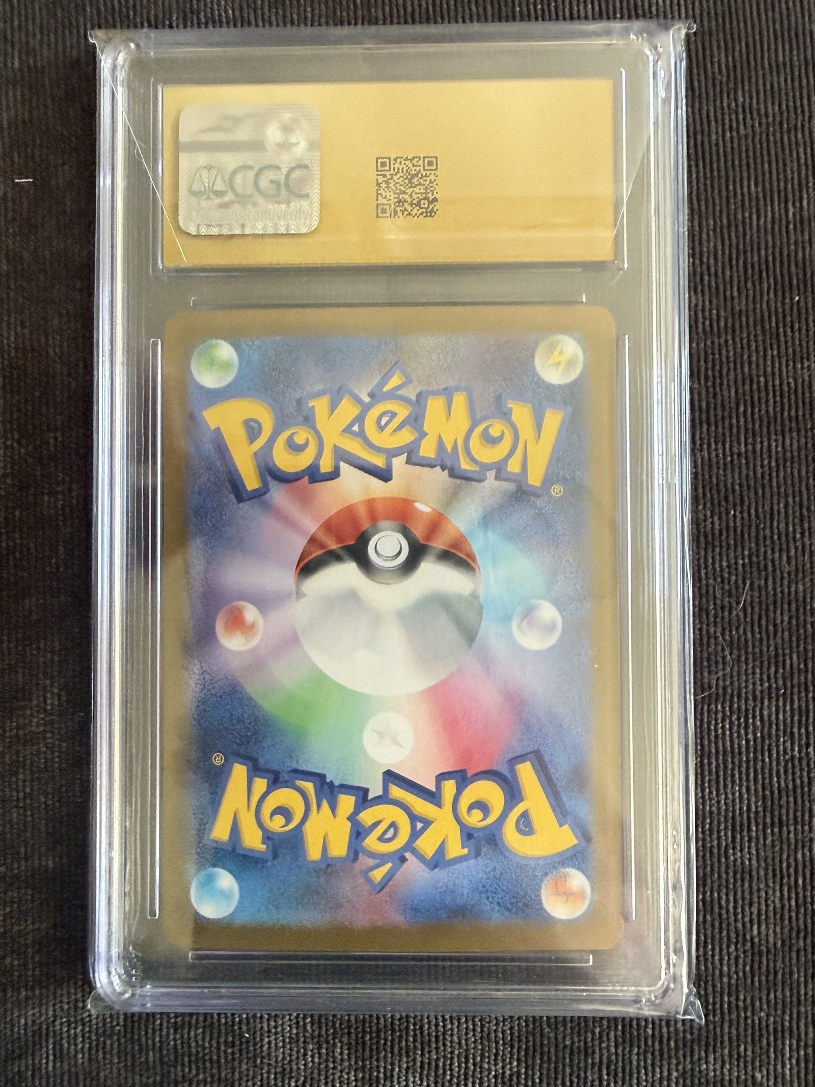 Sylveon #068/187 Poké Ball Holo Japanese Terastal Festival CGC Pristine 10 Pokemon Graded Slab — back