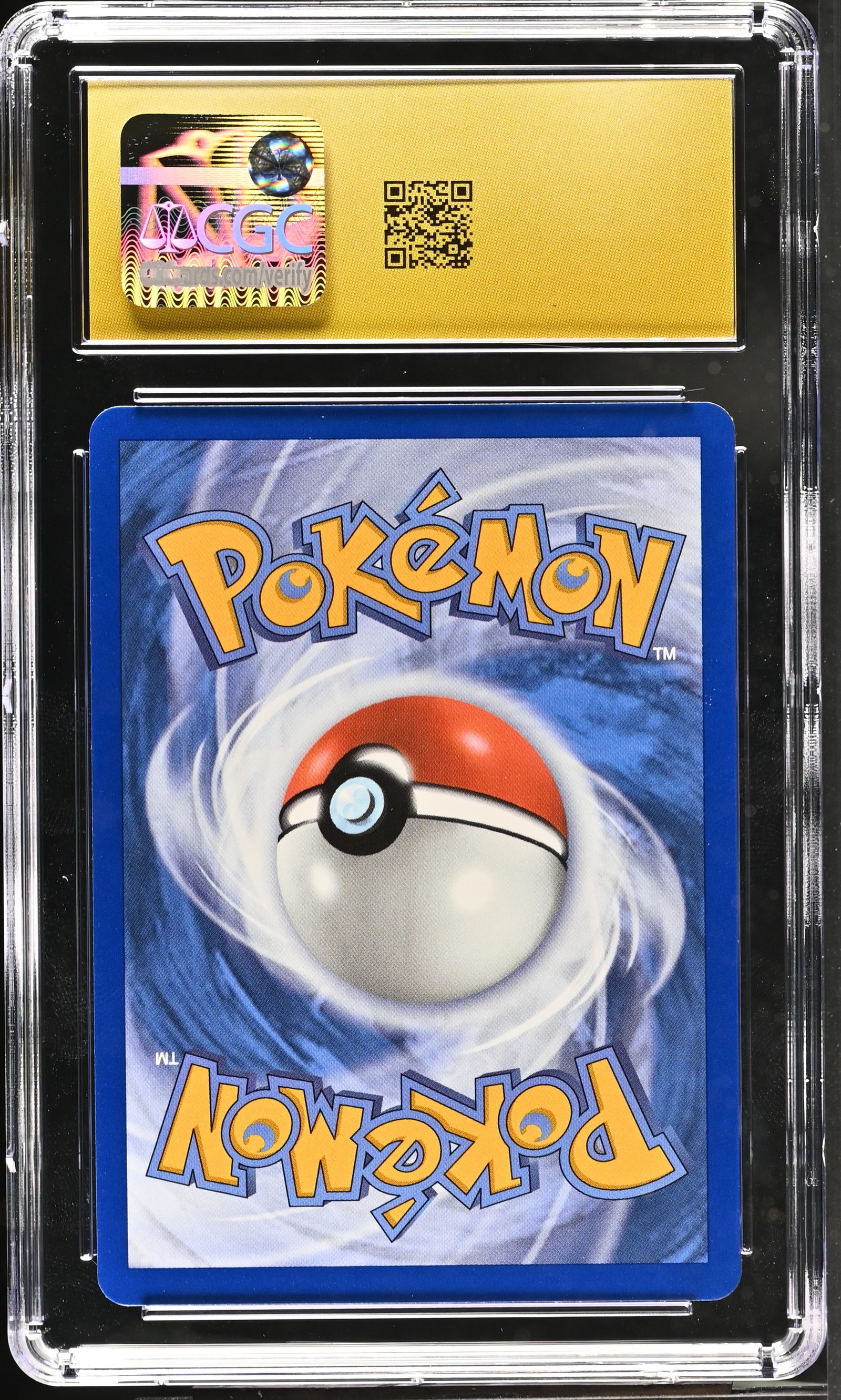 Squirtle #039 Black Star Promo First Partner Collection CGC Pristine 10 Pokemon Graded Slab — back