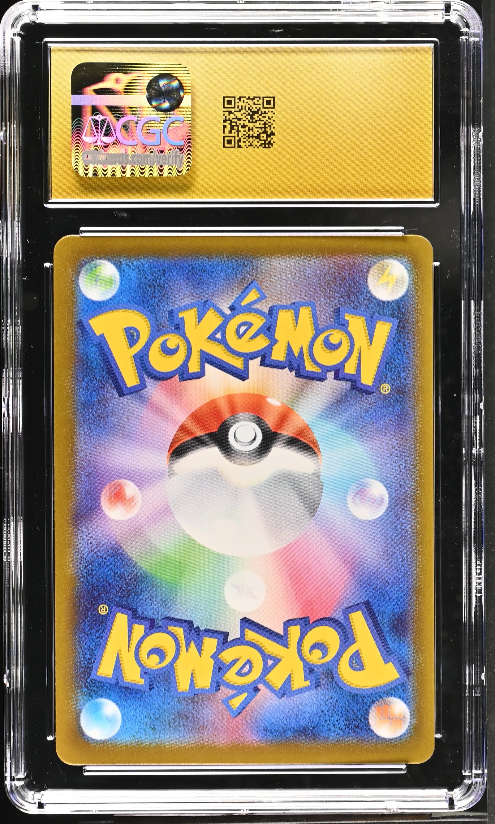 Mega Clefable ex #096/080 Japanese Nihil Zero CGC Pristine 10 Pokemon Graded Slab — back