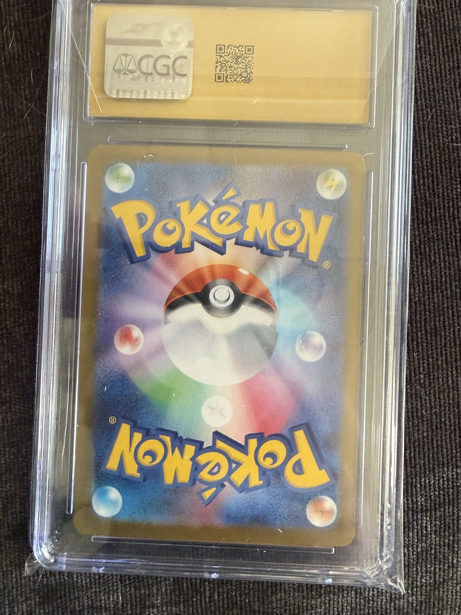 Mega Clefable ex #096/080 Japanese Nihil Zero CGC Pristine 10 Pokemon Graded Slab — back