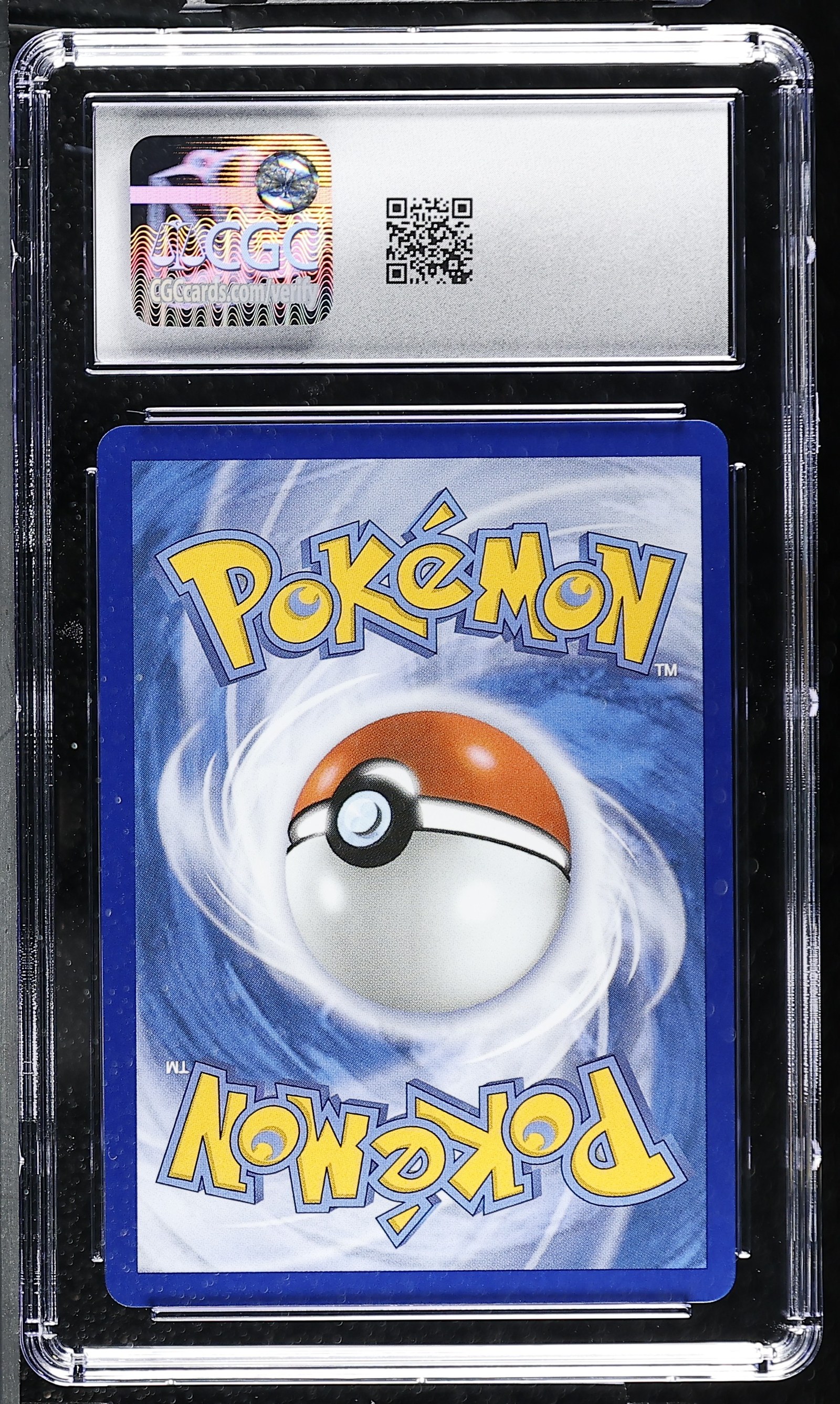 Mega Lucario ex #033 Me Black Star Promo Ascended Poster CGC Gem Mint 10 Pokemon Graded Slab — back