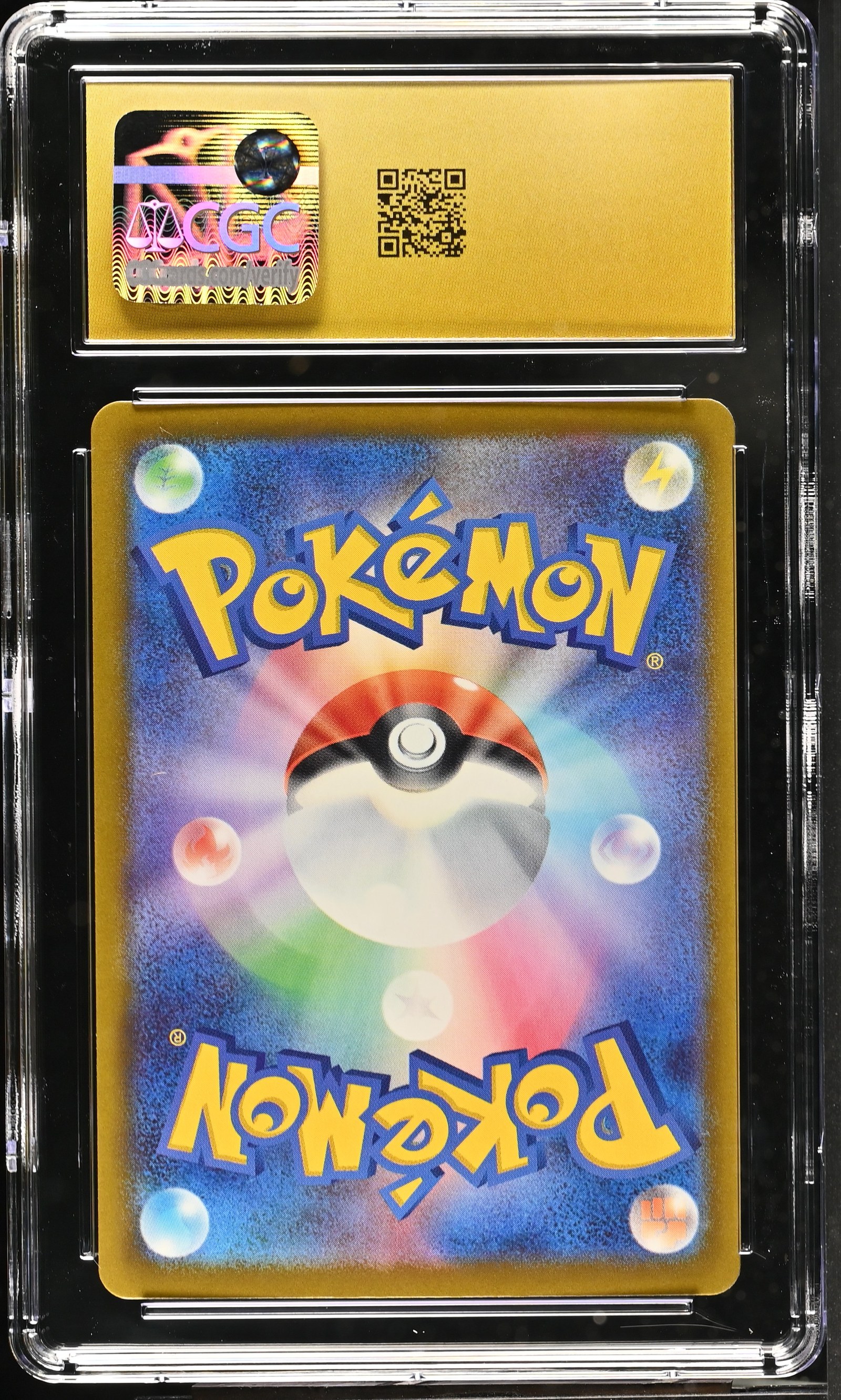 Mega Lucario ex #228/193 Japanese Mega Dream Ex CGC Pristine 10 Pokemon Graded Slab — back