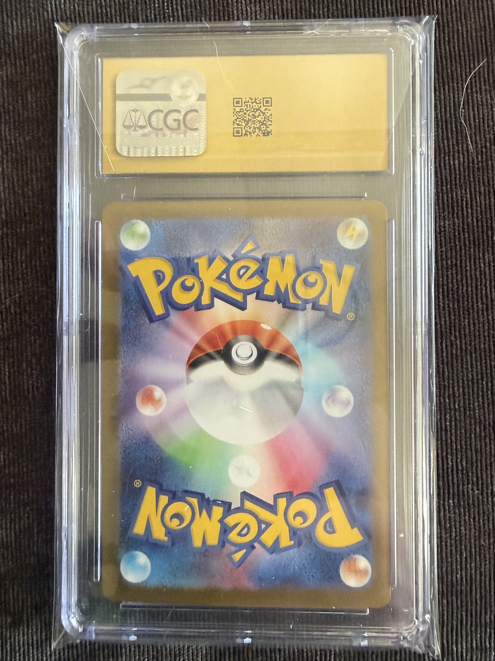 Bulbasaur #64 Japanese Mega Brave CGC Pristine 10 Pokemon Graded Slab — back