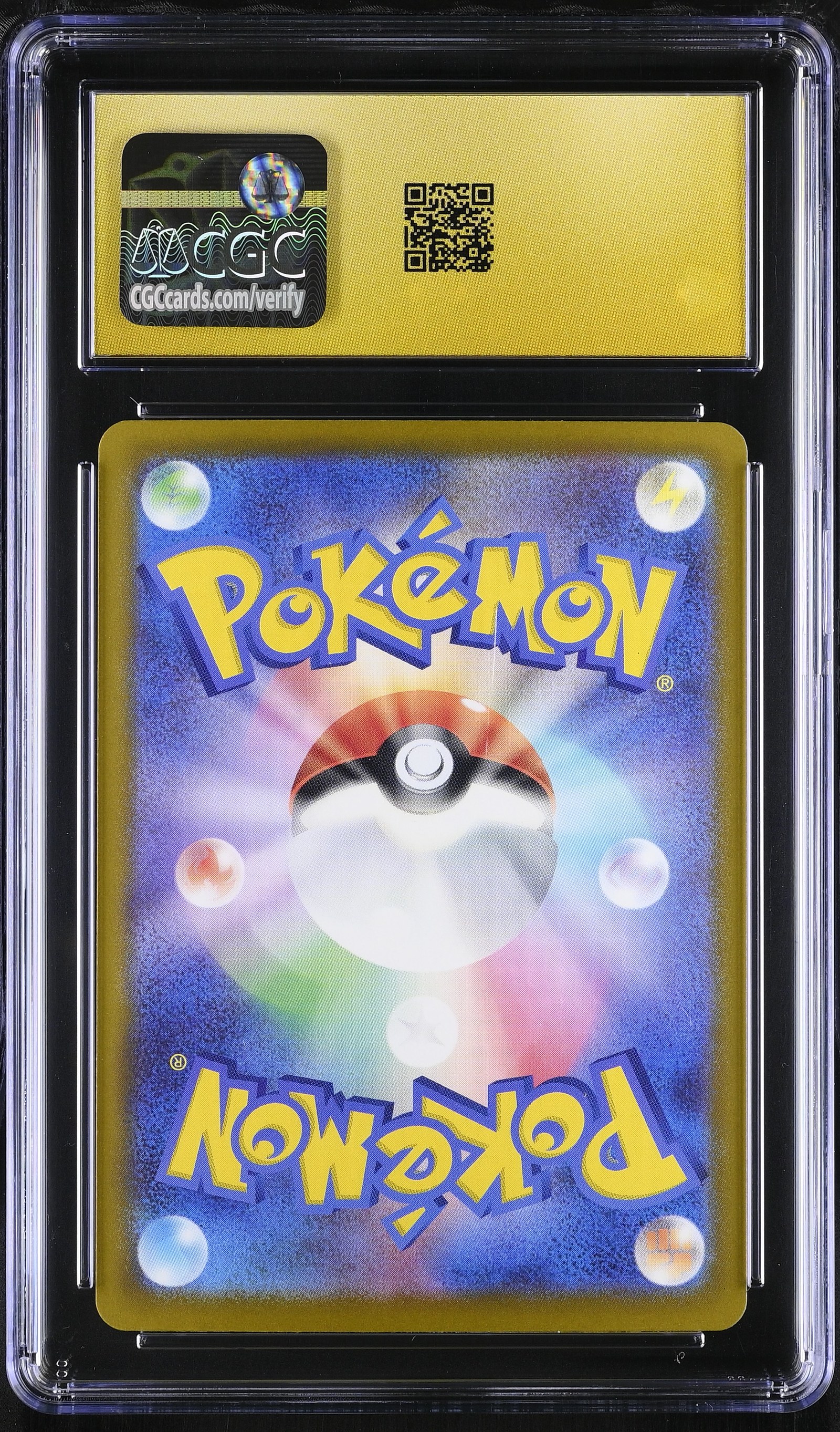 Ampharos #088/083 Japanese Ninja Spinner CGC Pristine 10 Pokemon Graded Slab — back