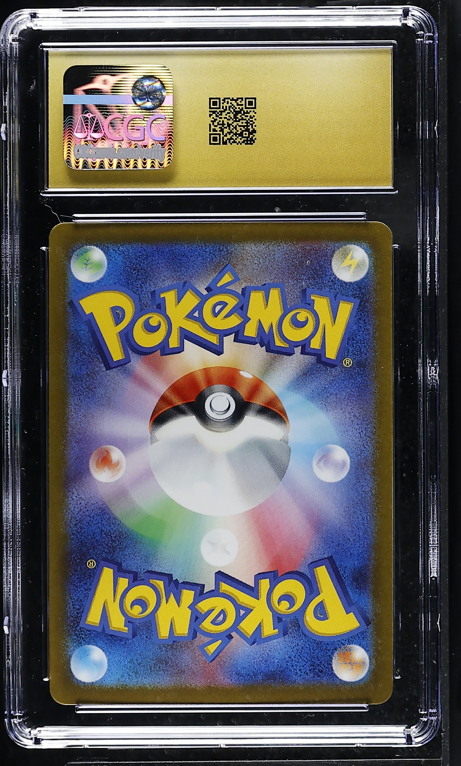 Slowpoke #079/165 Poké Ball Reverse Holo Japanese Scarlet Violet 151 CGC Pristine 10 Pokemon Graded Slab — back