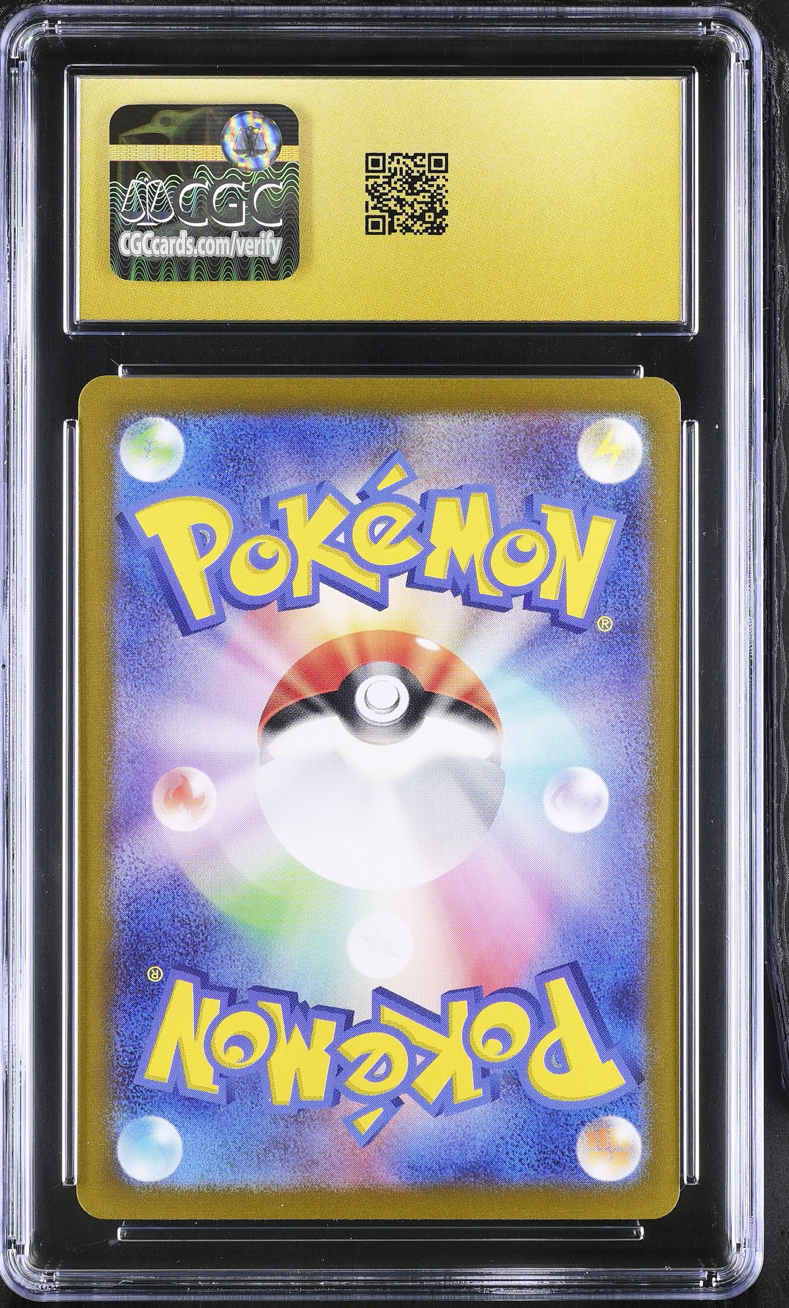Giratina VSTAR #081/100 Japanese Lost Abyss CGC Pristine 10 Pokemon Graded Slab — back