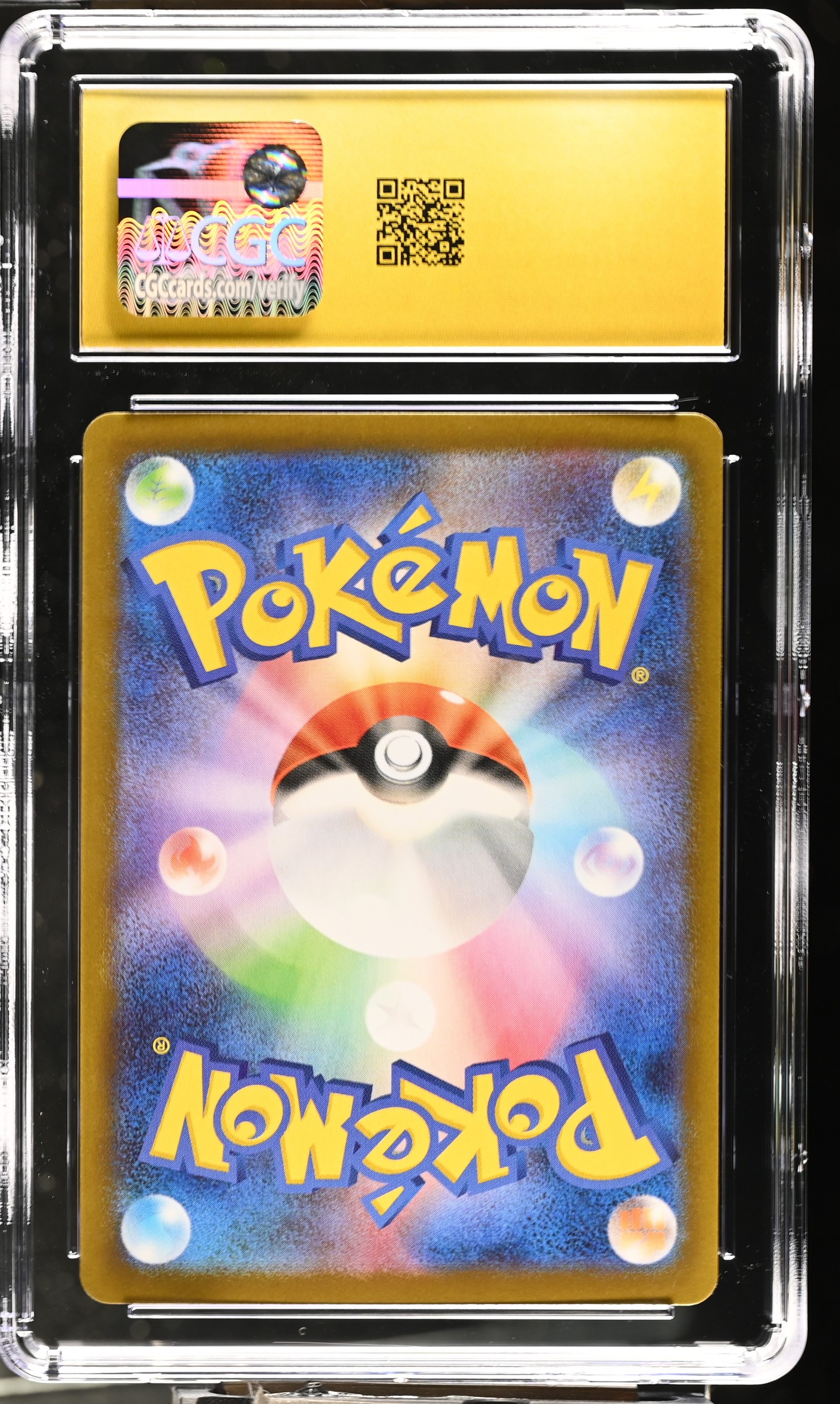 Mega Clefable ex #096/080 Japanese Nihil Zero CGC Pristine 10 Pokemon Graded Slab — back