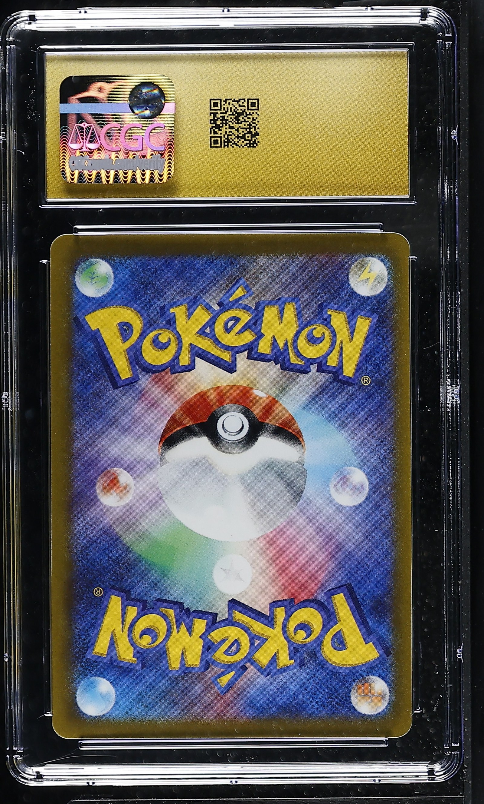Pikachu #026/069 Japanese Eevee Heroes CGC Pristine 10 Pokemon Graded Slab — back