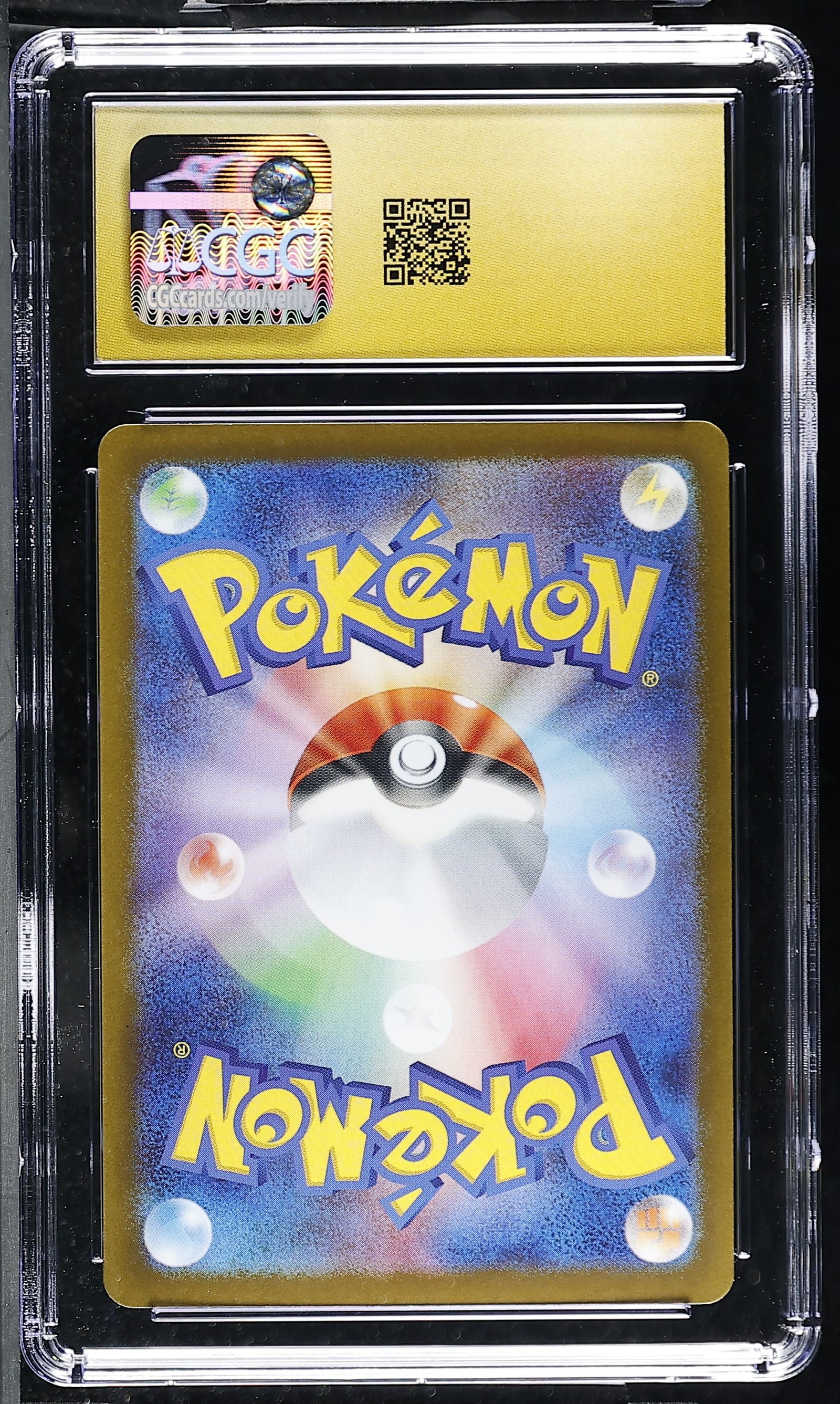 Mega Lucario ex #078/063 Japanese Mega Brave CGC Pristine 10 Pokemon Graded Slab — back