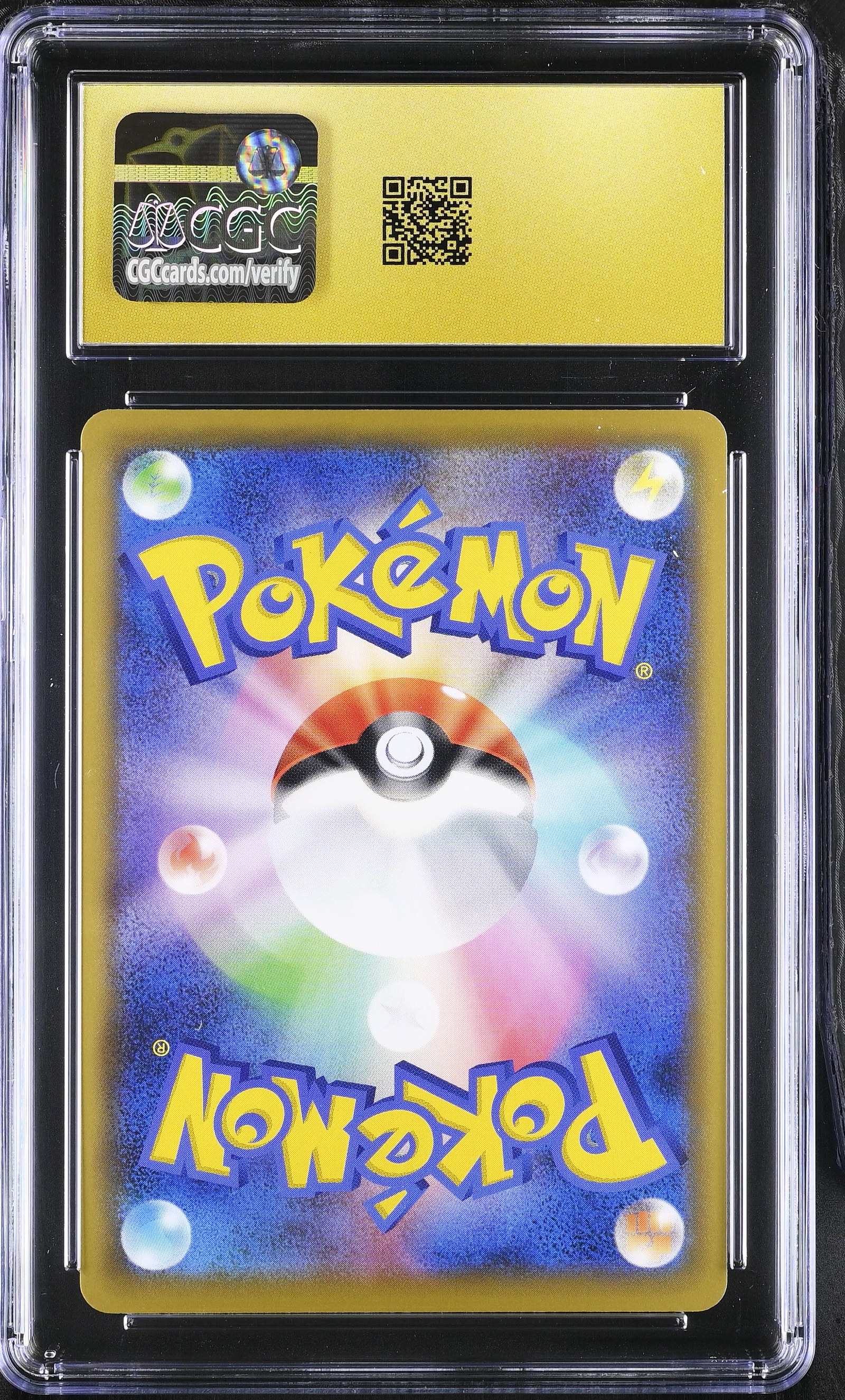 Zacian V #065/060 Japanese Sword CGC Pristine 10 Pokemon Graded Slab — back