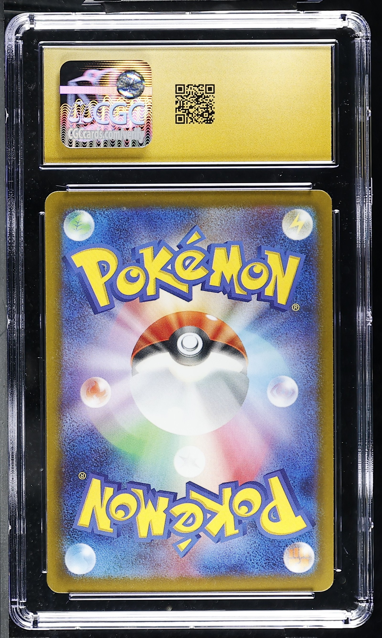 Gengar #049/080 Japanese Nihil Zero CGC Pristine 10 Pokemon Graded Slab — back