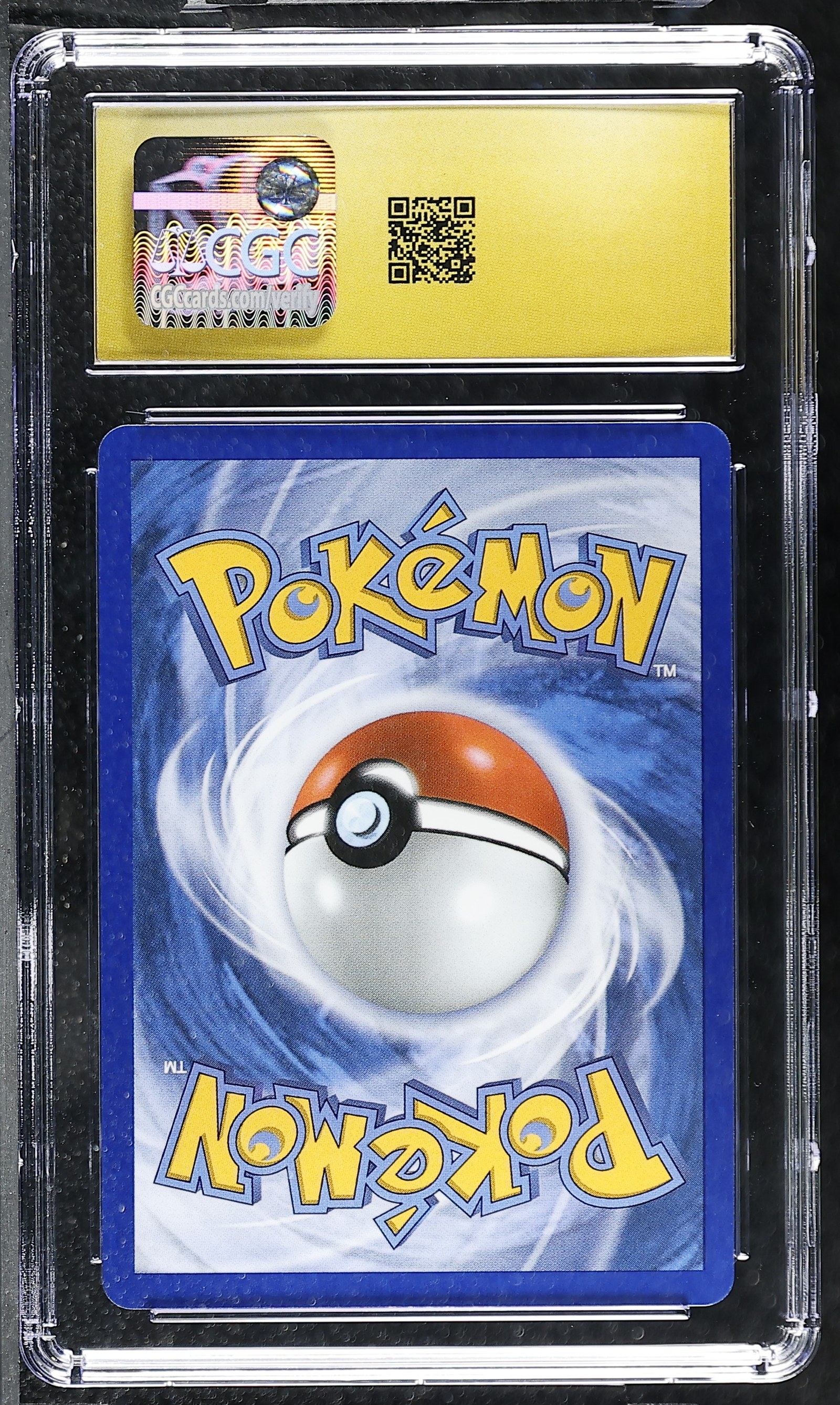 Chikorita #046 Black Star Promo First Partner Collection CGC Pristine 10 Pokemon Graded Slab — back