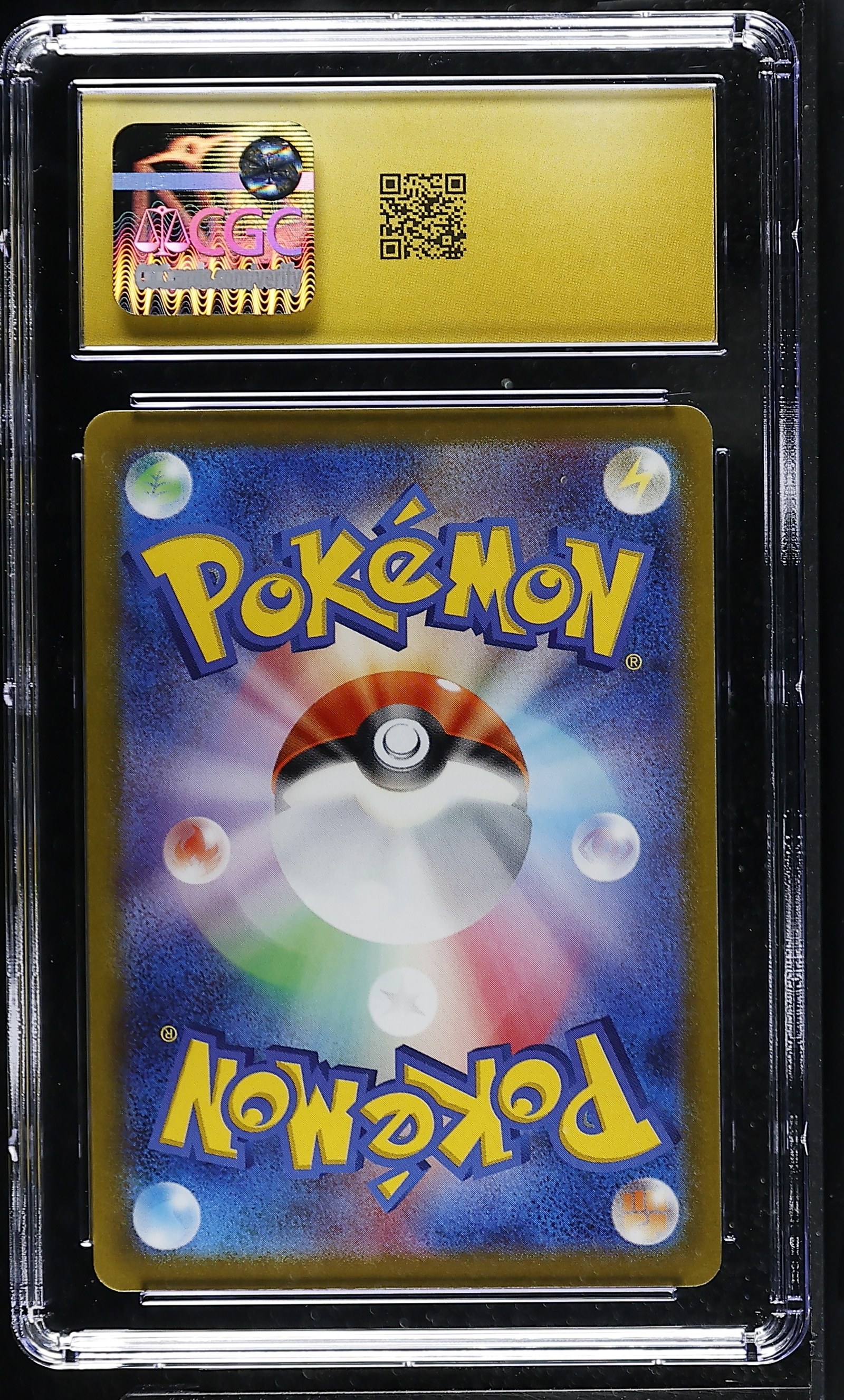 Pikachu #272/S-P Japanese Sword Shield Promos CGC Pristine 10 Pokemon Graded Slab — back