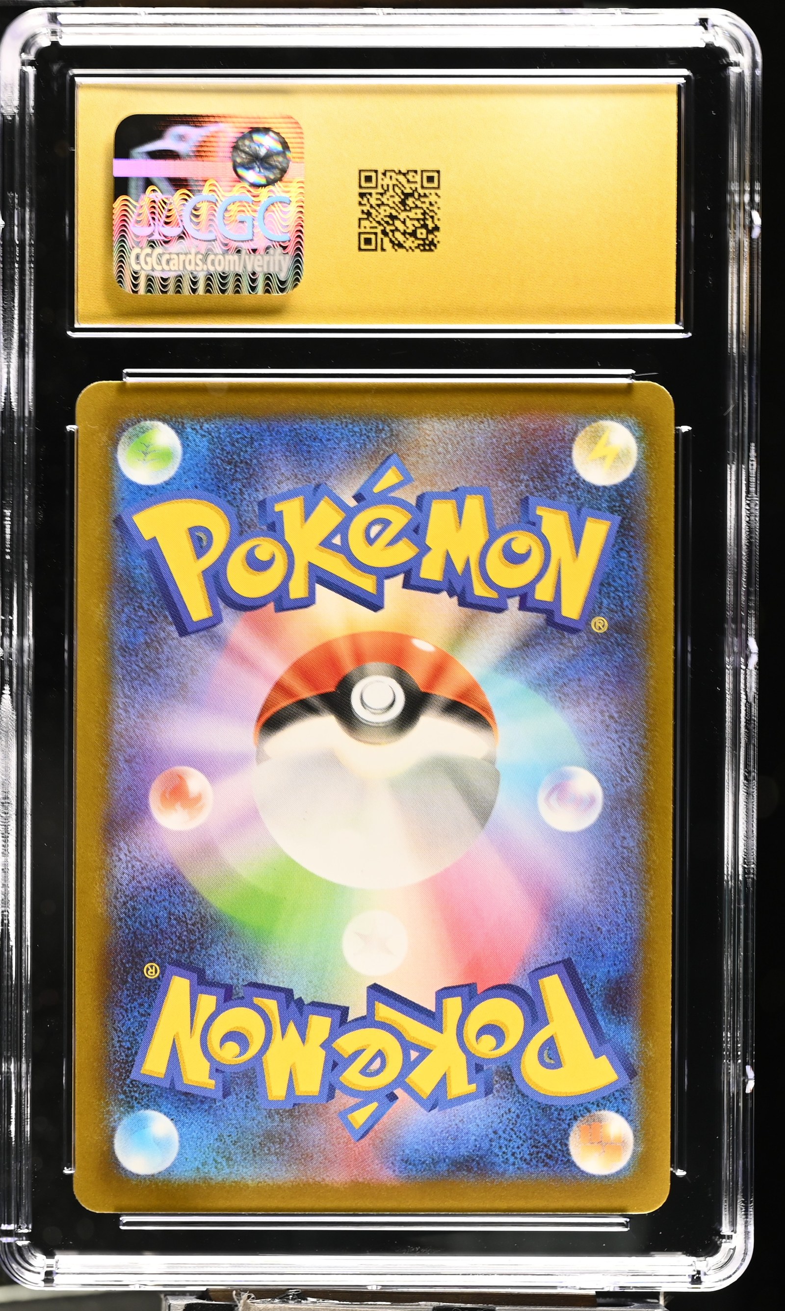 Gengar #049/080 Japanese Nihil Zero CGC Pristine 10 Pokemon Graded Slab — back
