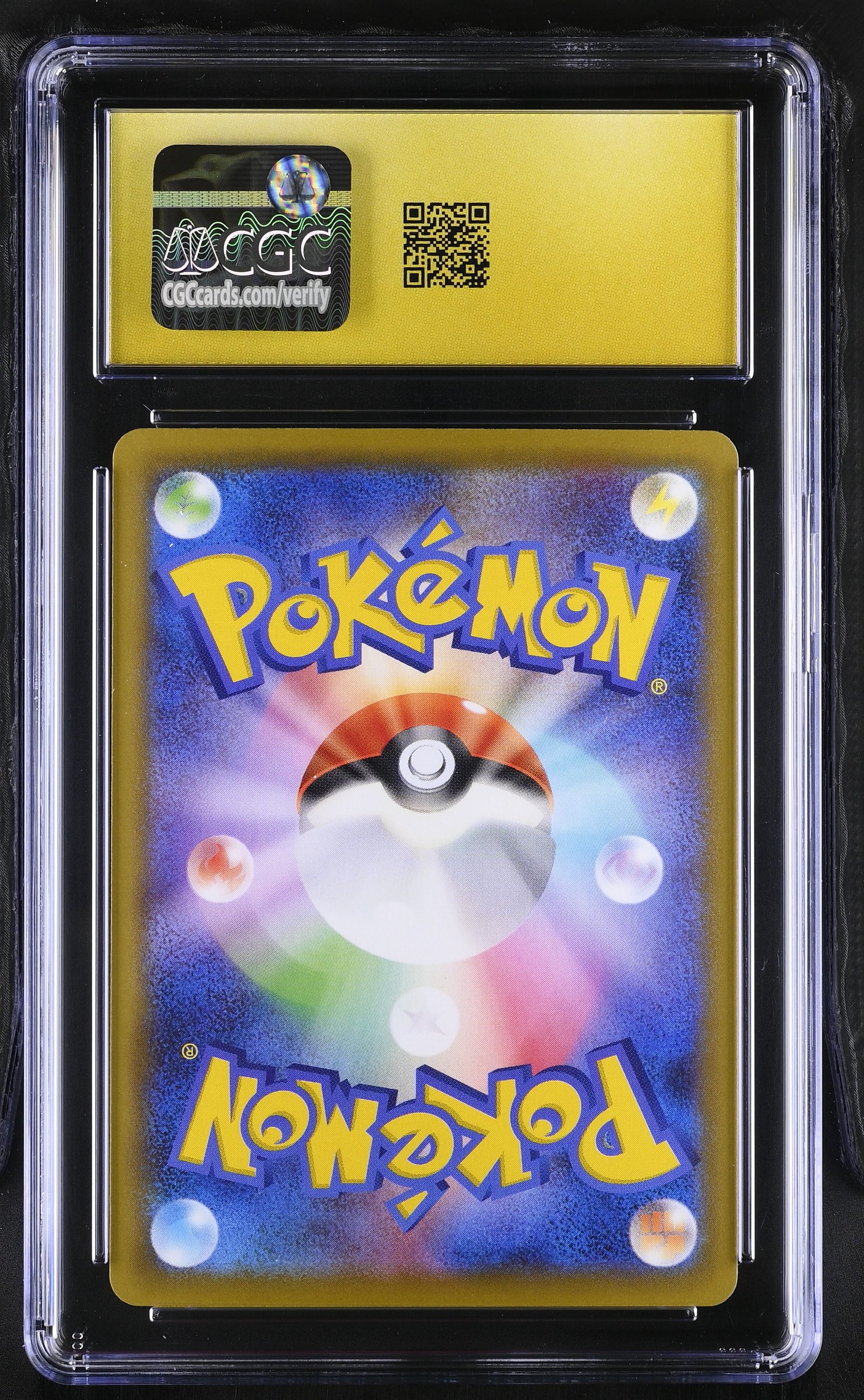 Zekrom #011/028 Reverse Holo Japanese 25th Anniversary Collection CGC Pristine 10 Pokemon Graded Slab — back