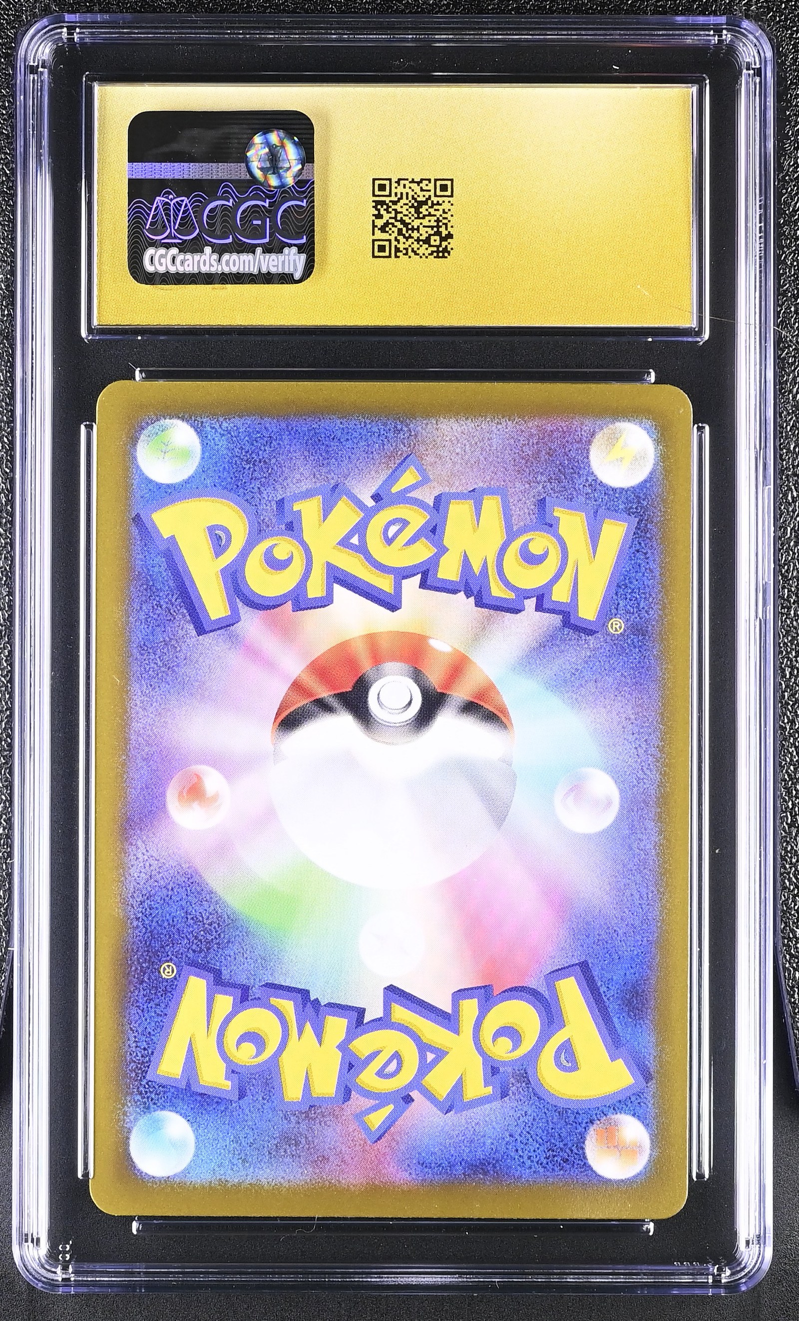 Vulpix #067/063 Japanese Mega Brave CGC Pristine 10 Pokemon Graded Slab — back