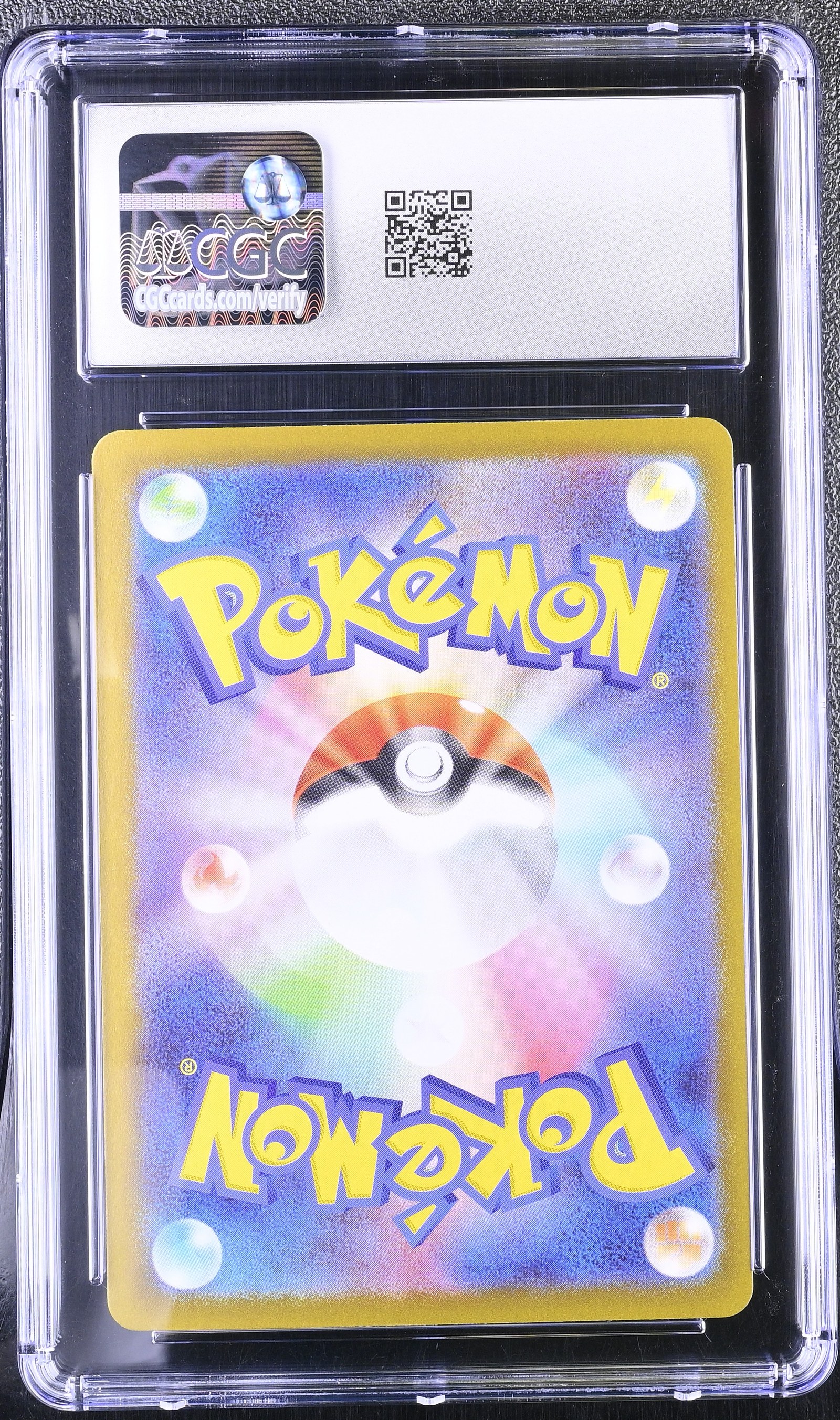 Roaring Moon ex #218/187 Japanese Terastal Festival CGC Gem Mint 10 Pokemon Graded Slab — back