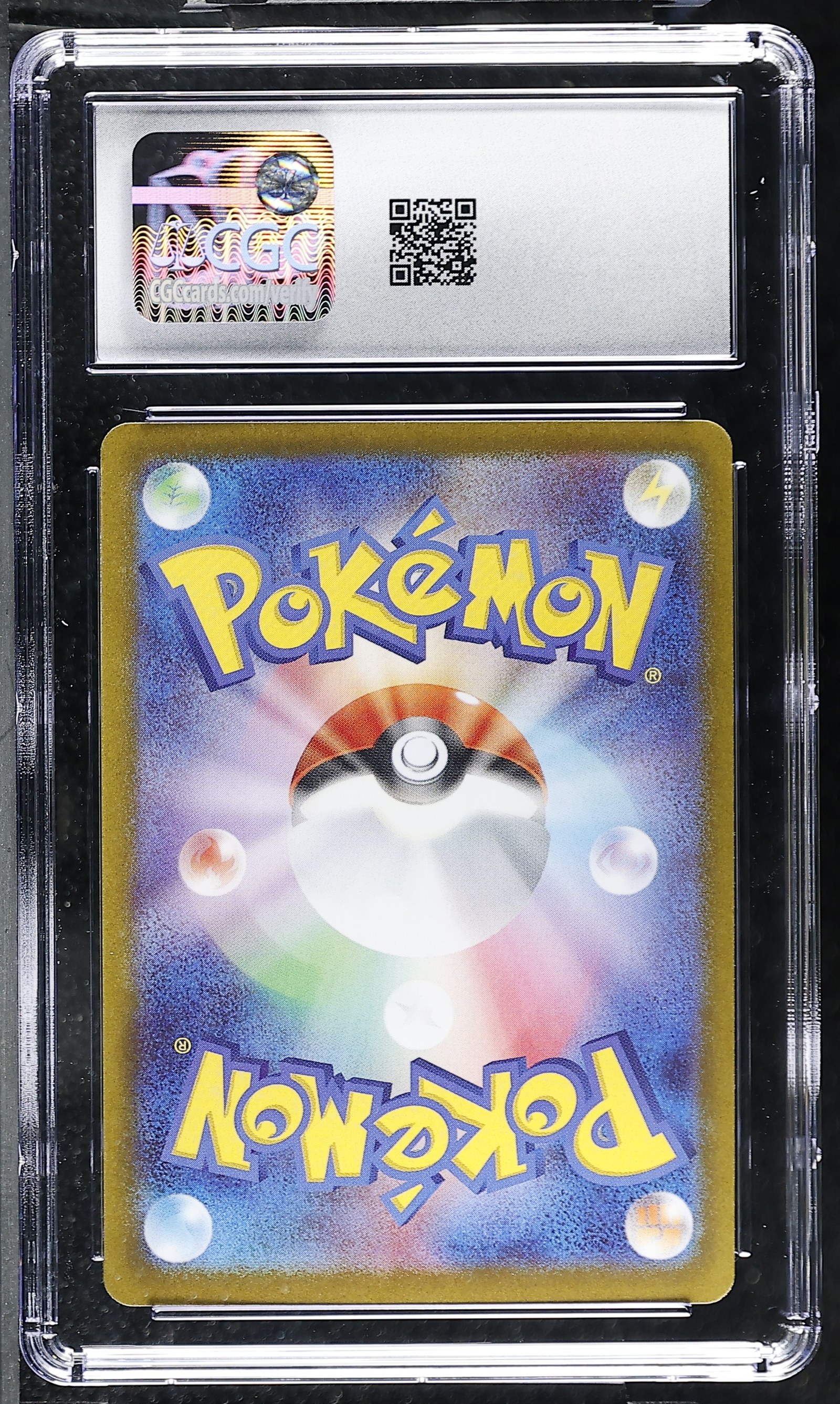 Meowth ex #114/080 Japanese Nihil Zero CGC Gem Mint 10 Pokemon Graded Slab — back