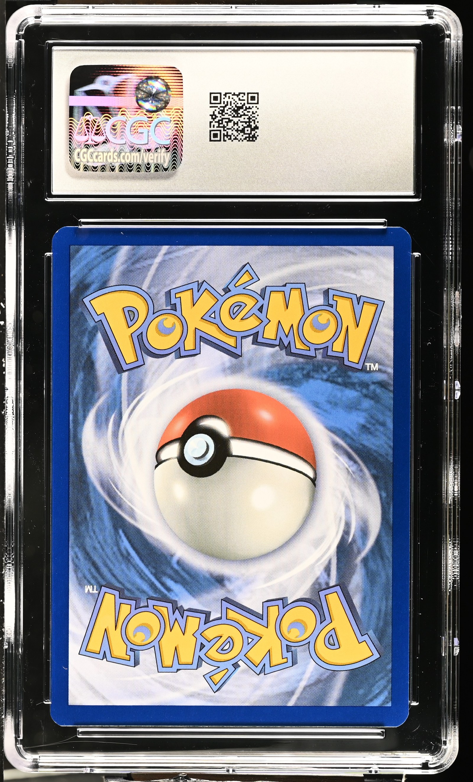 Timburr #183/167 Twilight Masquerade CGC Gem Mint 10 Pokemon Graded Slab — back