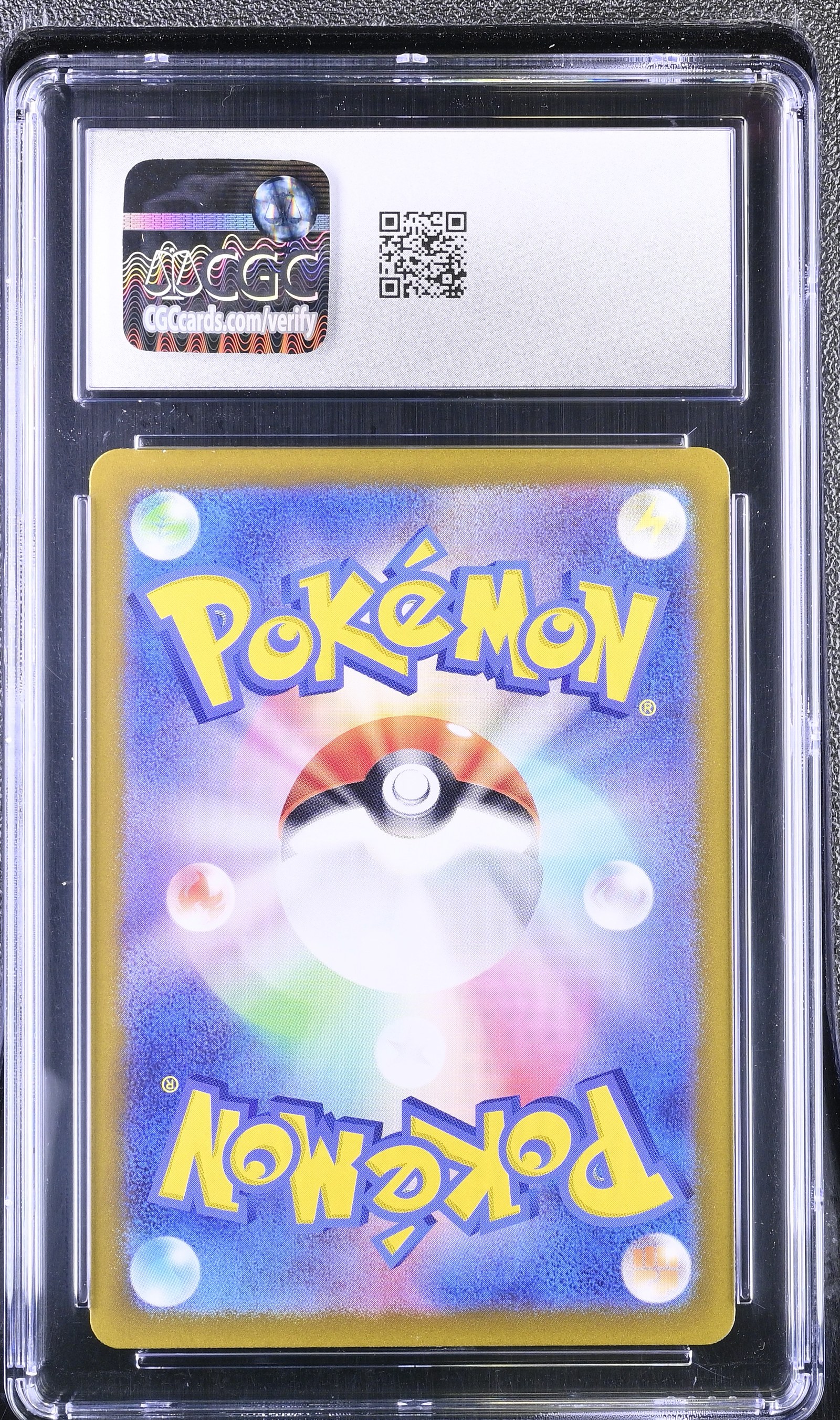 Bulbasaur #166/165 Japanese 151 CGC Gem Mint 10 Pokemon Graded Slab — back