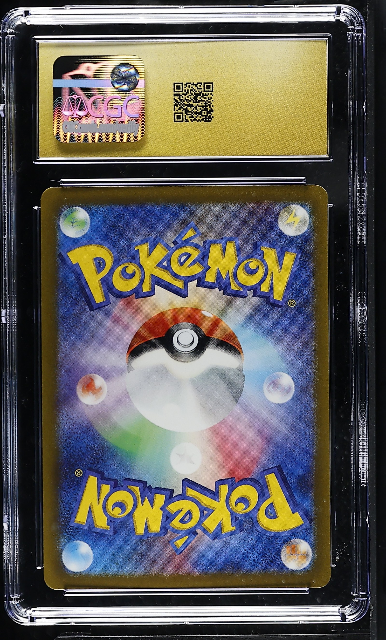 Slowbro #220/190 Japanese Shiny Treasure Ex CGC Pristine 10 Pokemon Graded Slab — back
