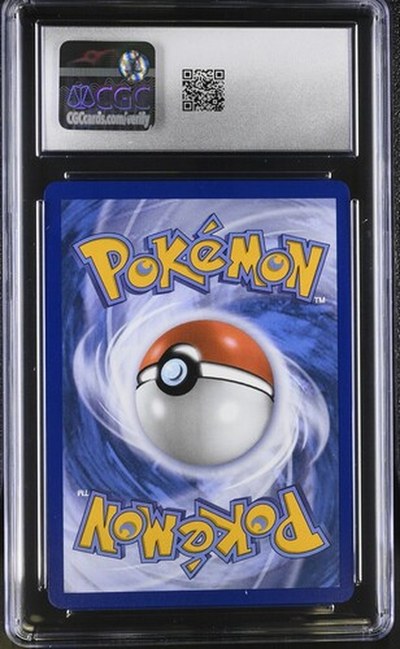 Team Rocket's Moltres ex #208/182 Destined Rivals CGC Gem Mint 10 Pokemon Graded Slab — back