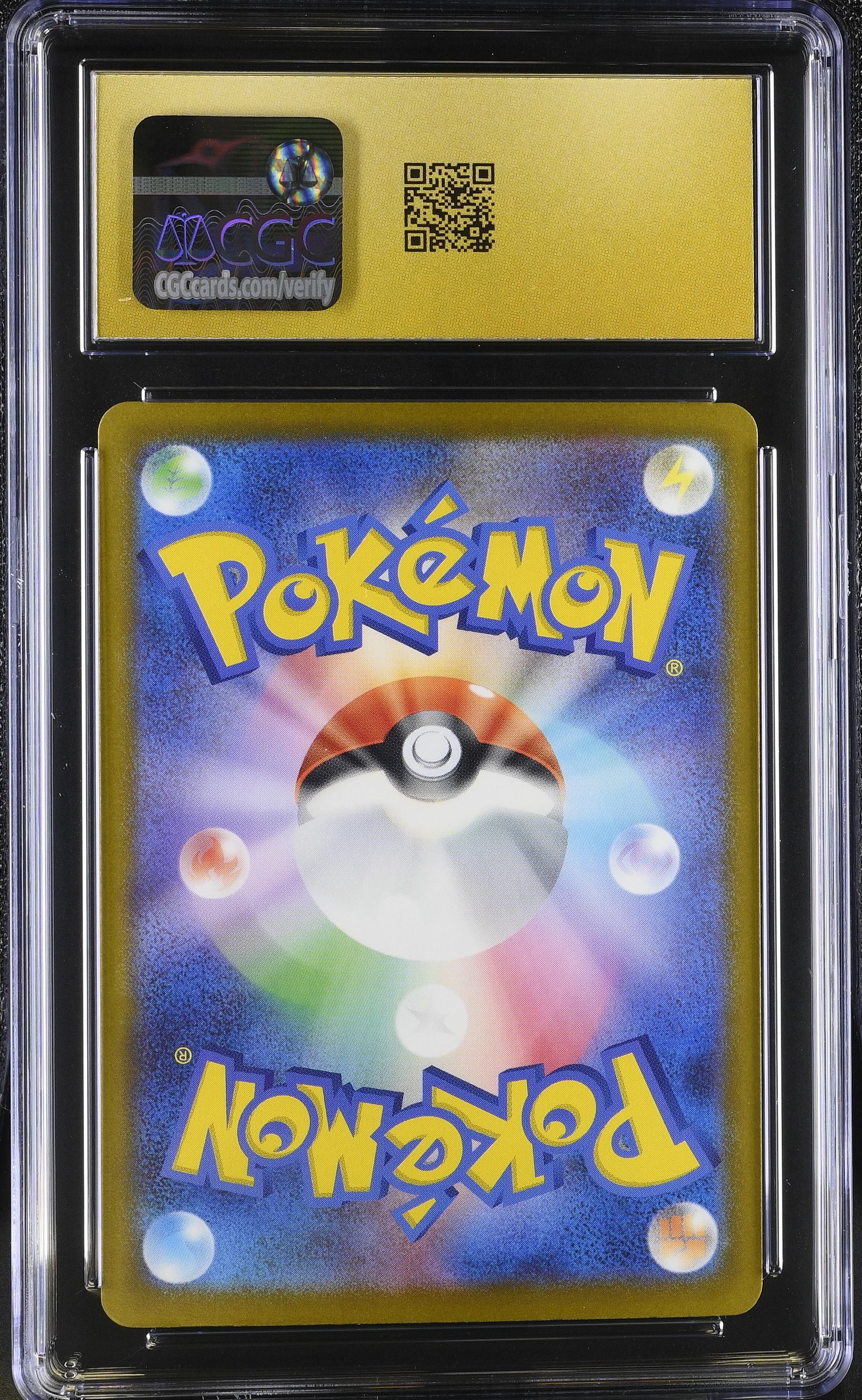 Mega Lucario ex #228/193 Japanese Mega Dream Ex CGC Pristine 10 Pokemon Graded Slab — back