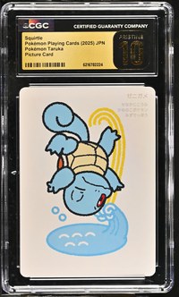 Squirtle Japanese Taruka CGC Pristine 10 Pokemon Graded Slab — front