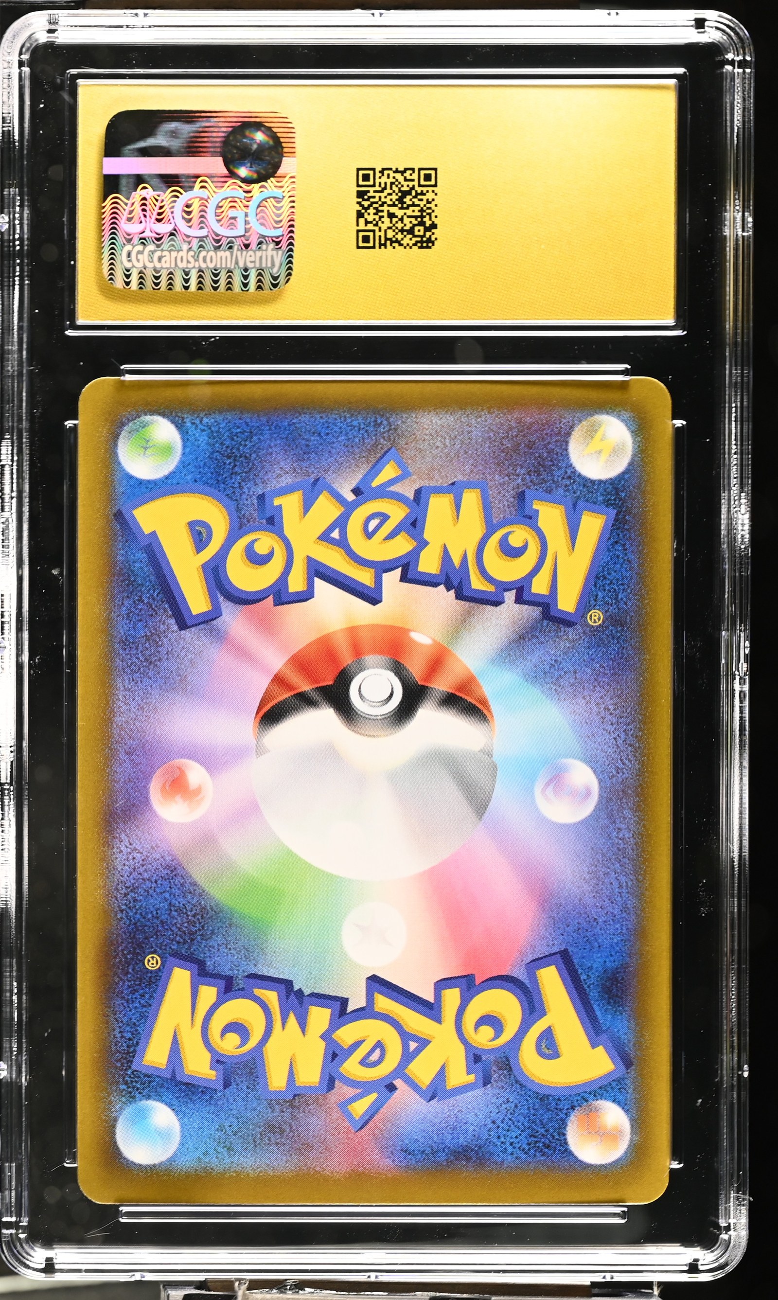 Mega Lucario ex #078/063 Japanese Mega Brave CGC Pristine 10 Pokemon Graded Slab — back
