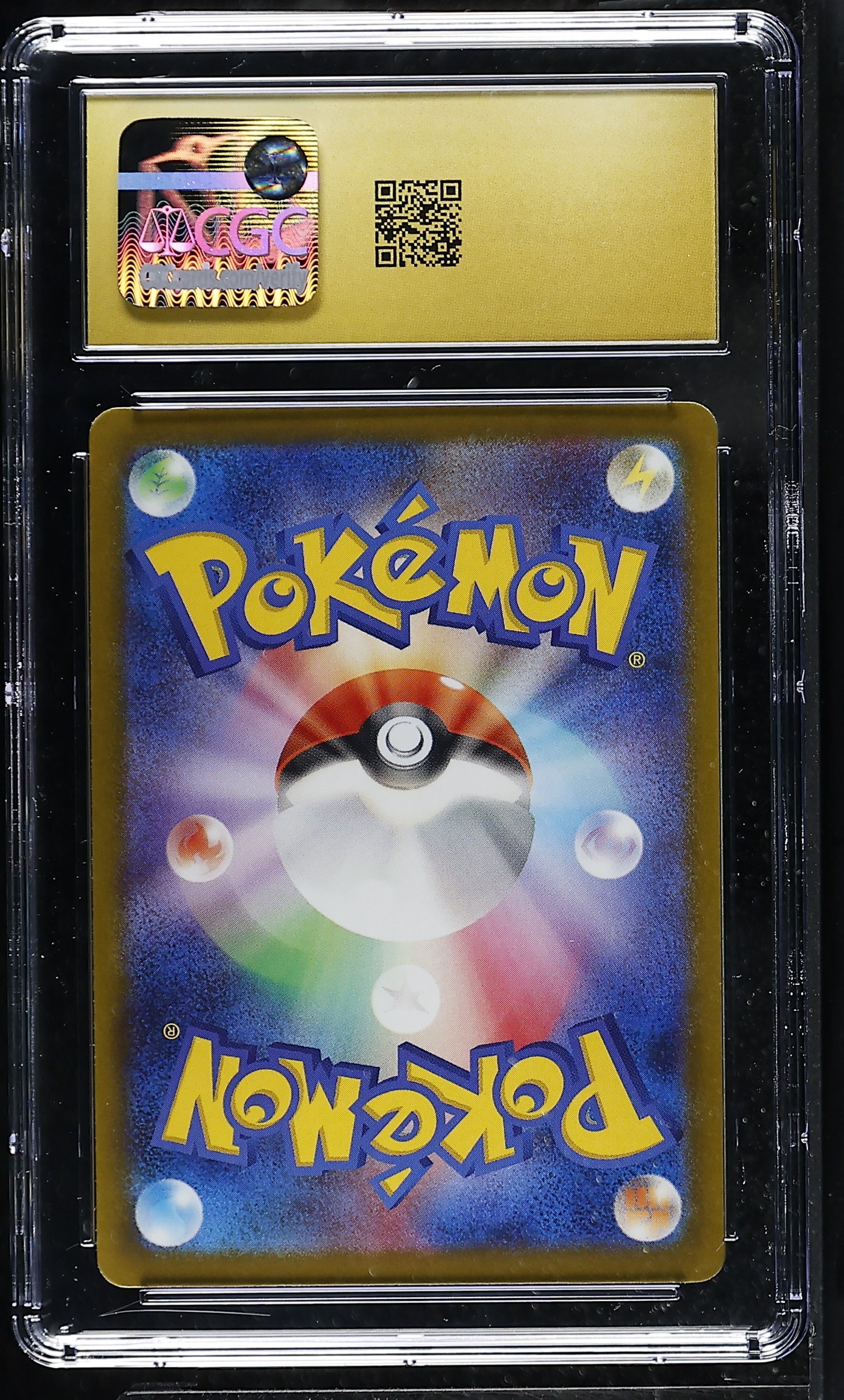 Gengar #049/080 Japanese Nihil Zero CGC Pristine 10 Pokemon Graded Slab — back