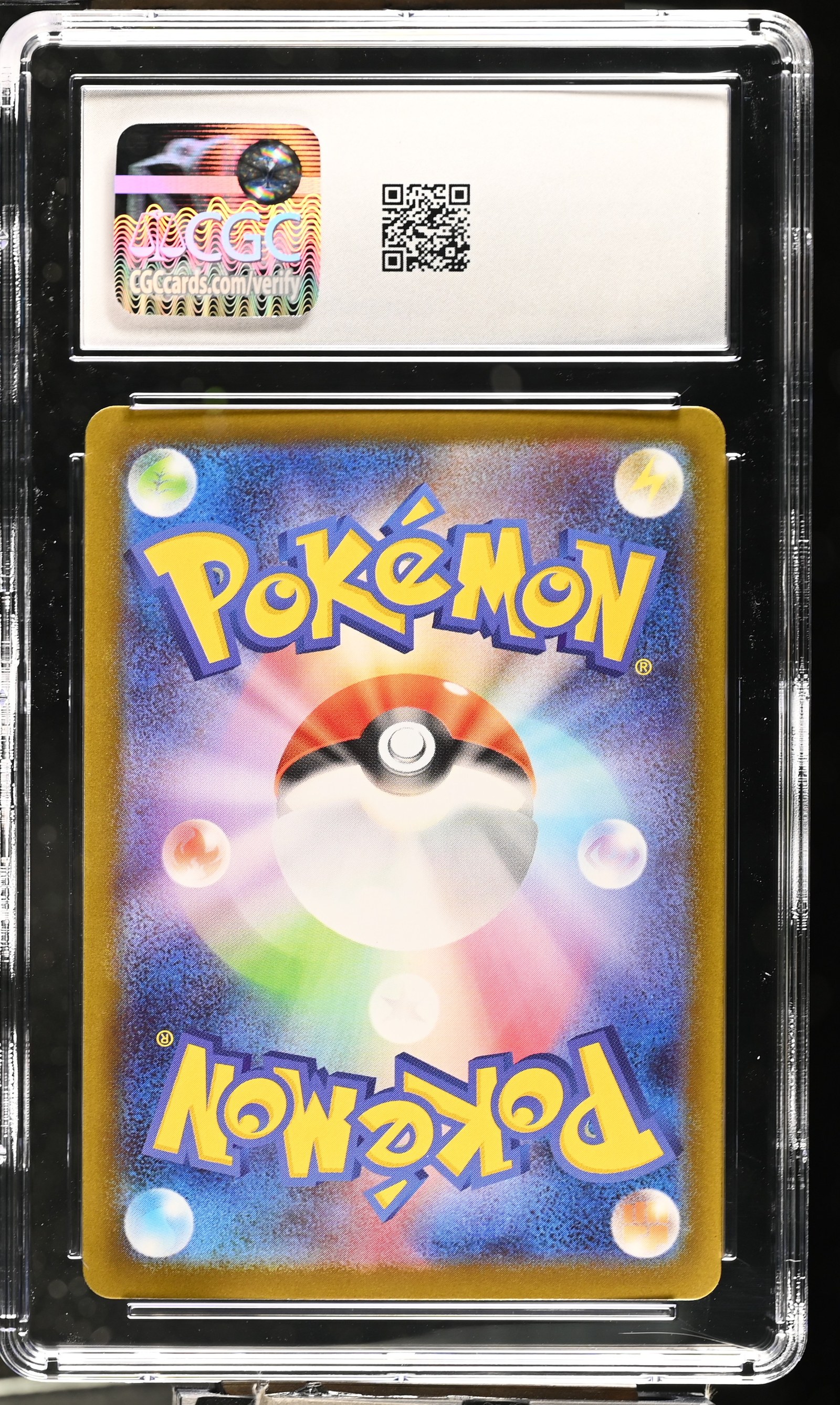 Dragapult ex #221/187 Japanese Terastal Festival CGC Gem Mint 10 Pokemon Graded Slab — back