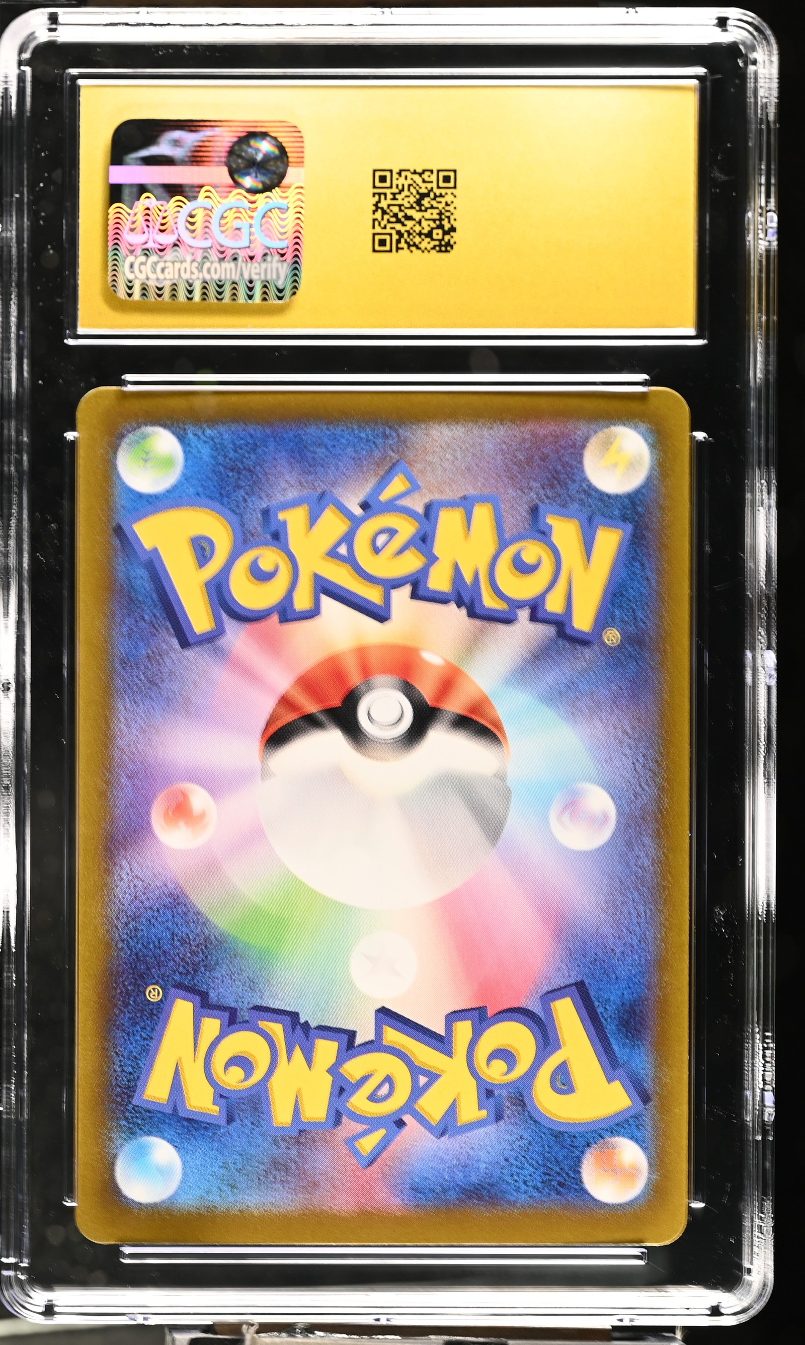 Dragapult ex #221/187 Japanese Terastal Festival CGC Pristine 10 Pokemon Graded Slab — back
