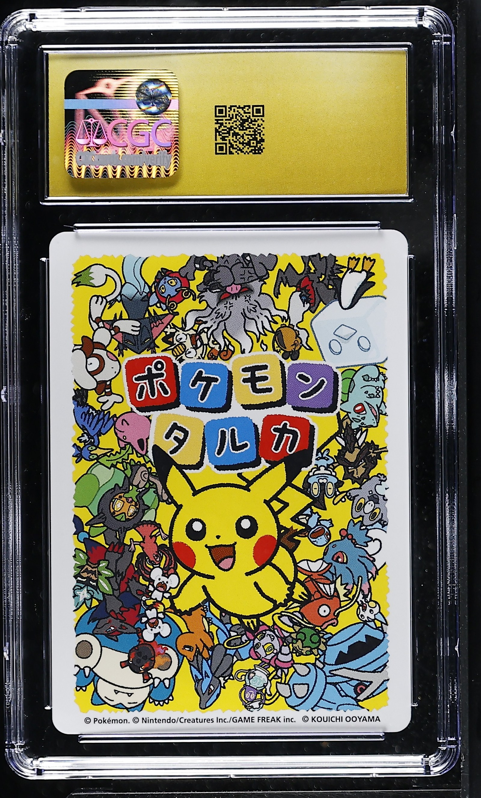 Zoroark Japanese Taruka CGC Pristine 10 Pokemon Graded Slab — back