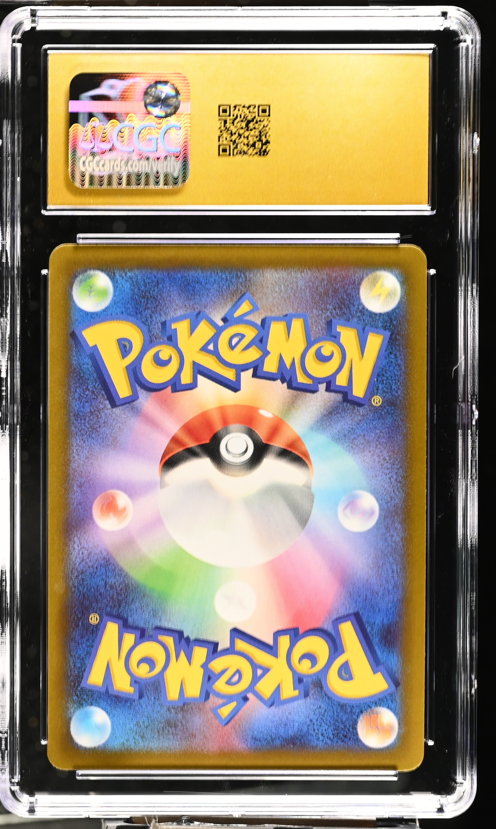 Gengar #049/080 Japanese Nihil Zero CGC Pristine 10 Pokemon Graded Slab — back
