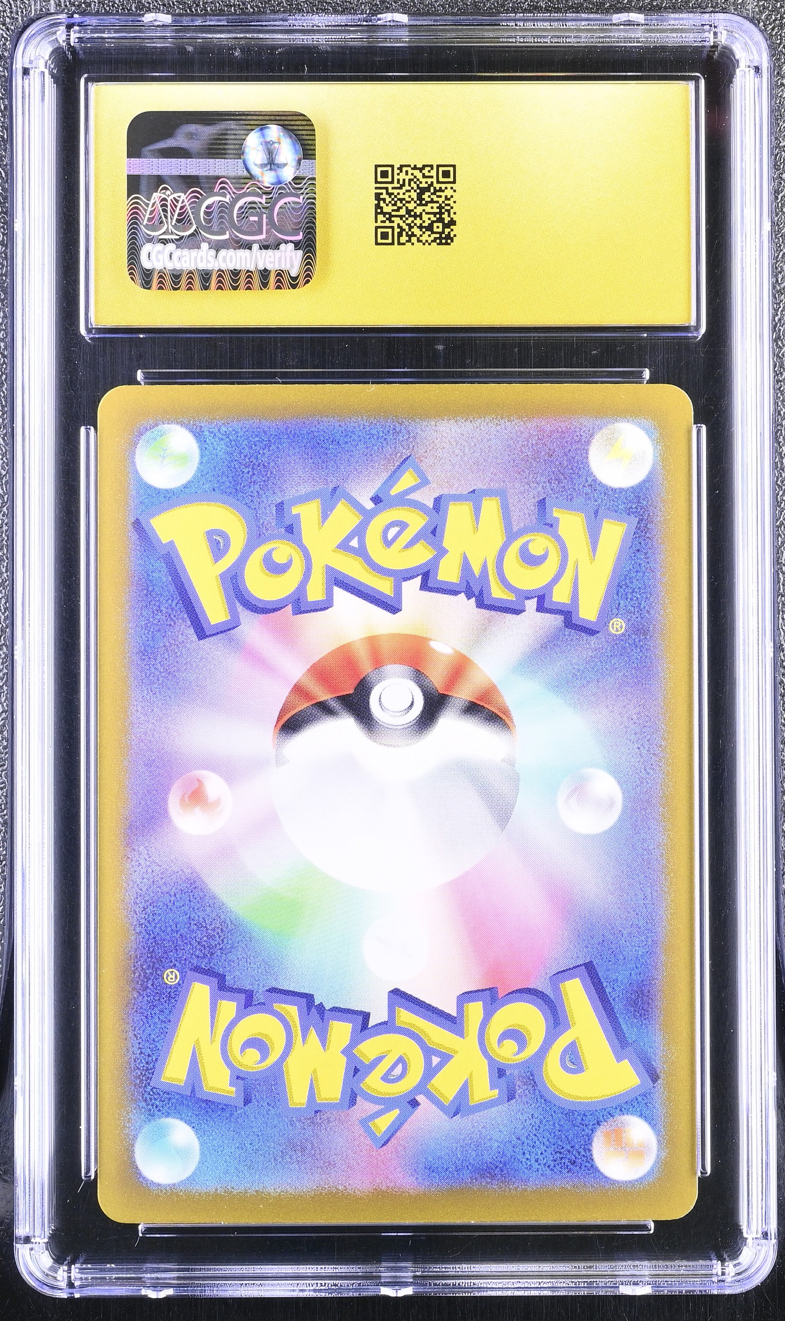 Electrike #073/063 Japanese Heat Wave Arena CGC Pristine 10 Pokemon Graded Slab — back