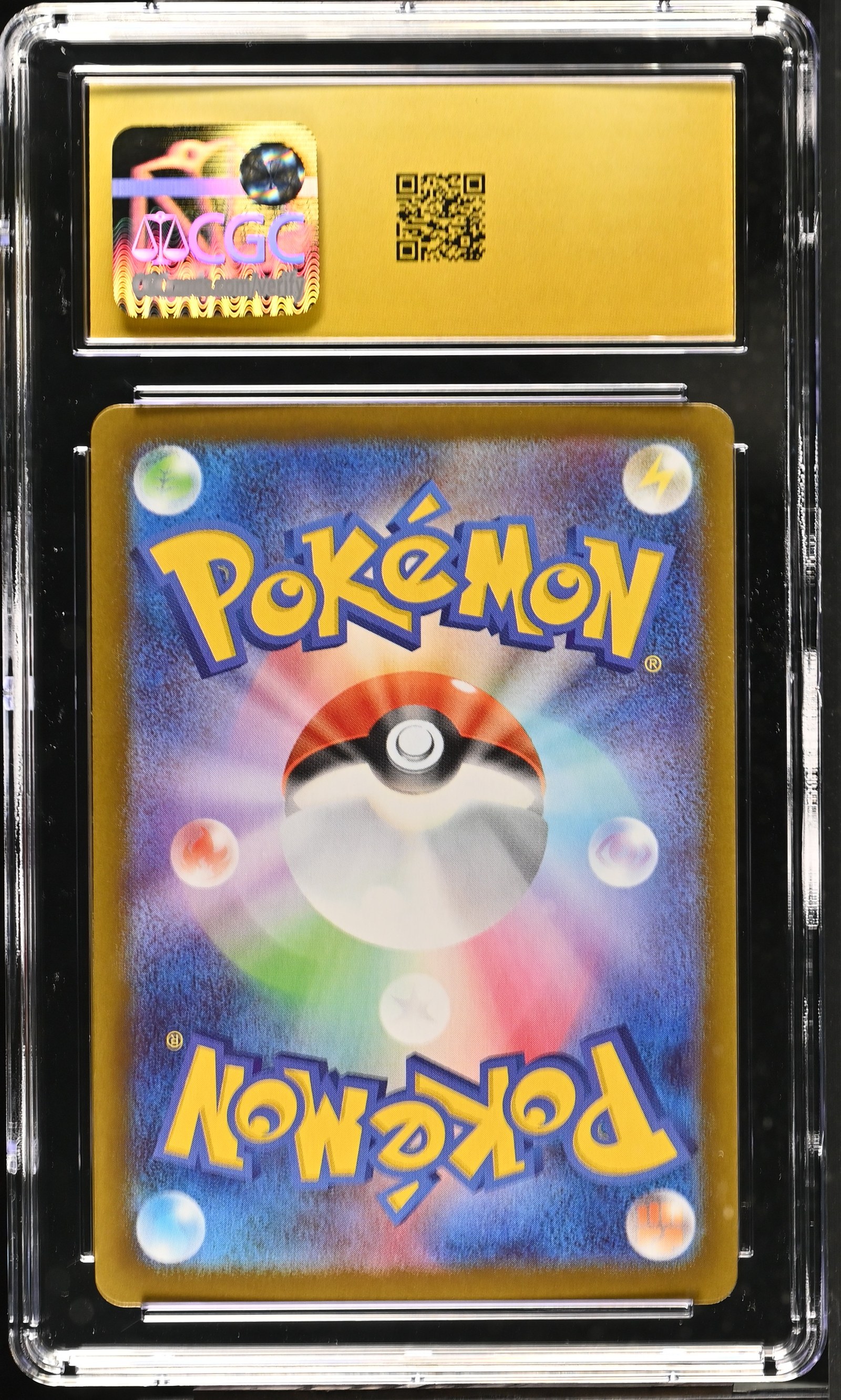 Yveltal ex #098/080 Japanese Nihil Zero CGC Pristine 10 Pokemon Graded Slab — back