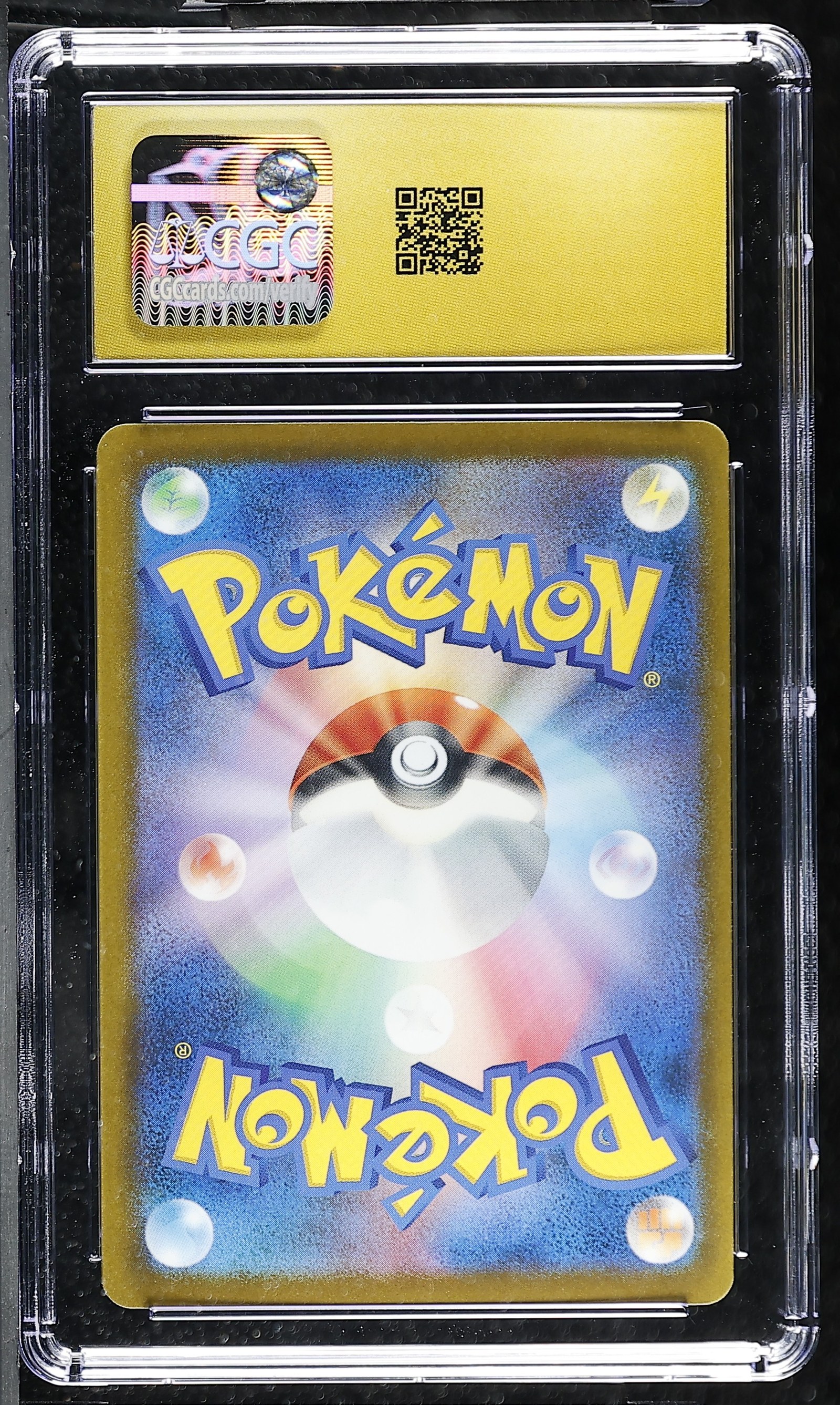 Mega Zeraora ex #112/081 Japanese Abyss Eye CGC Pristine 10 Pokemon Graded Slab — back