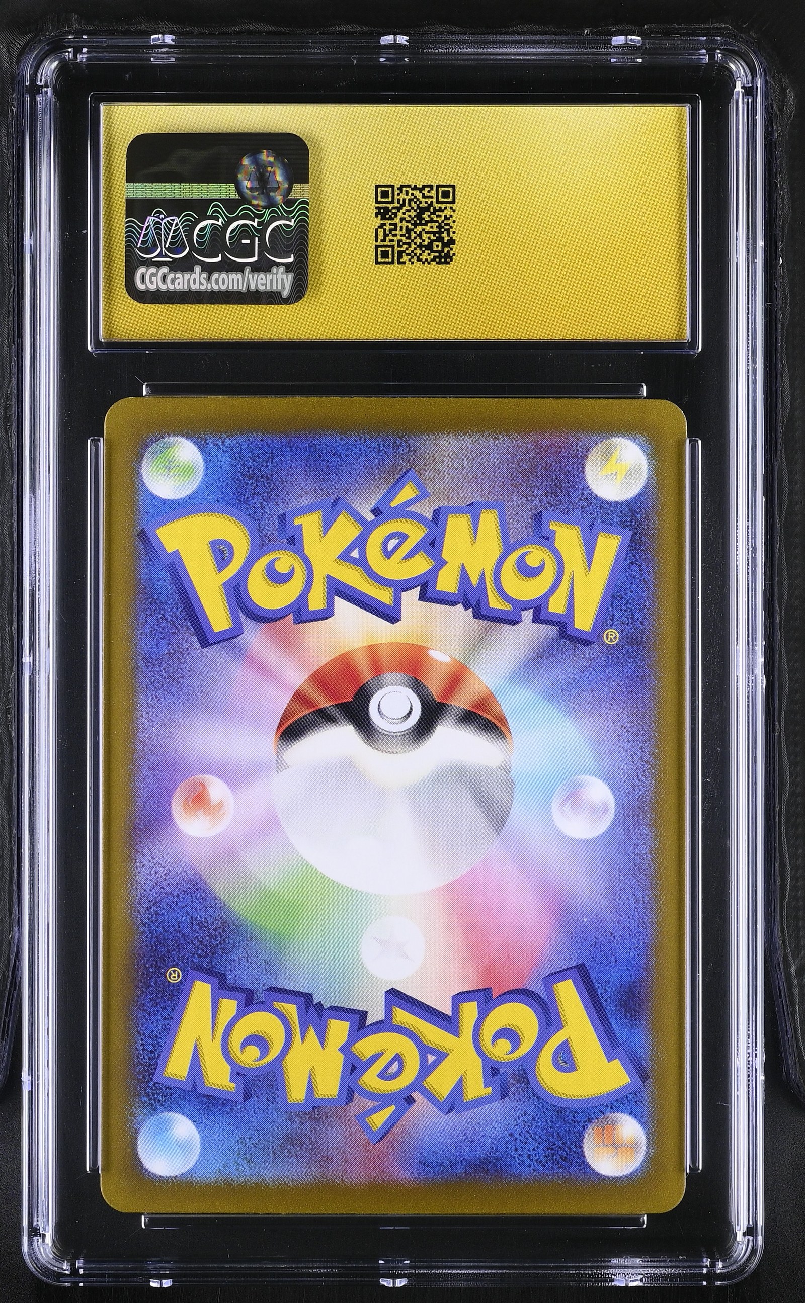 Wailord #103/100 Japanese Battle Partners CGC Pristine 10 Pokemon Graded Slab — back