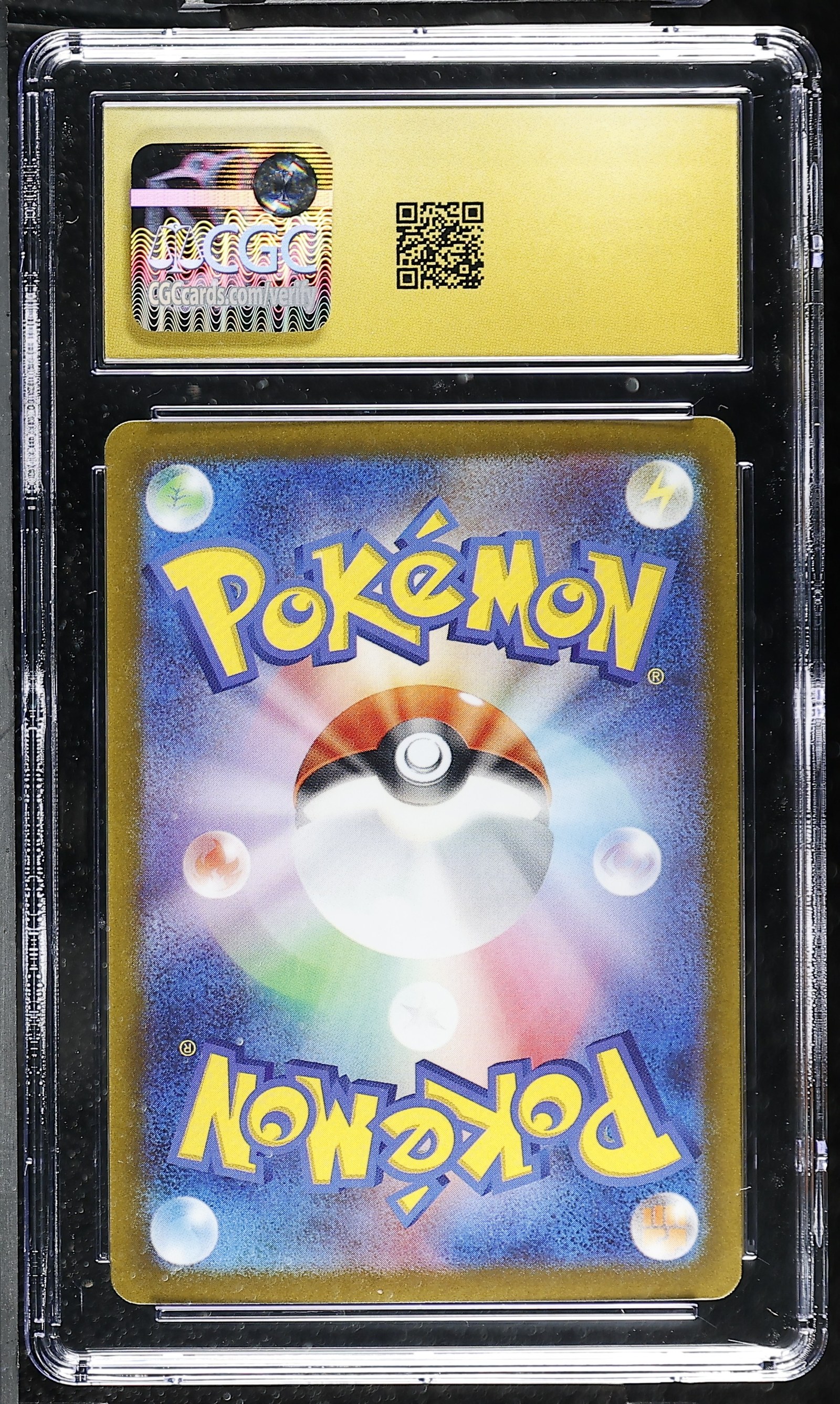 Lucario #077/172 Japanese Vstar Universe CGC Pristine 10 Pokemon Graded Slab — back