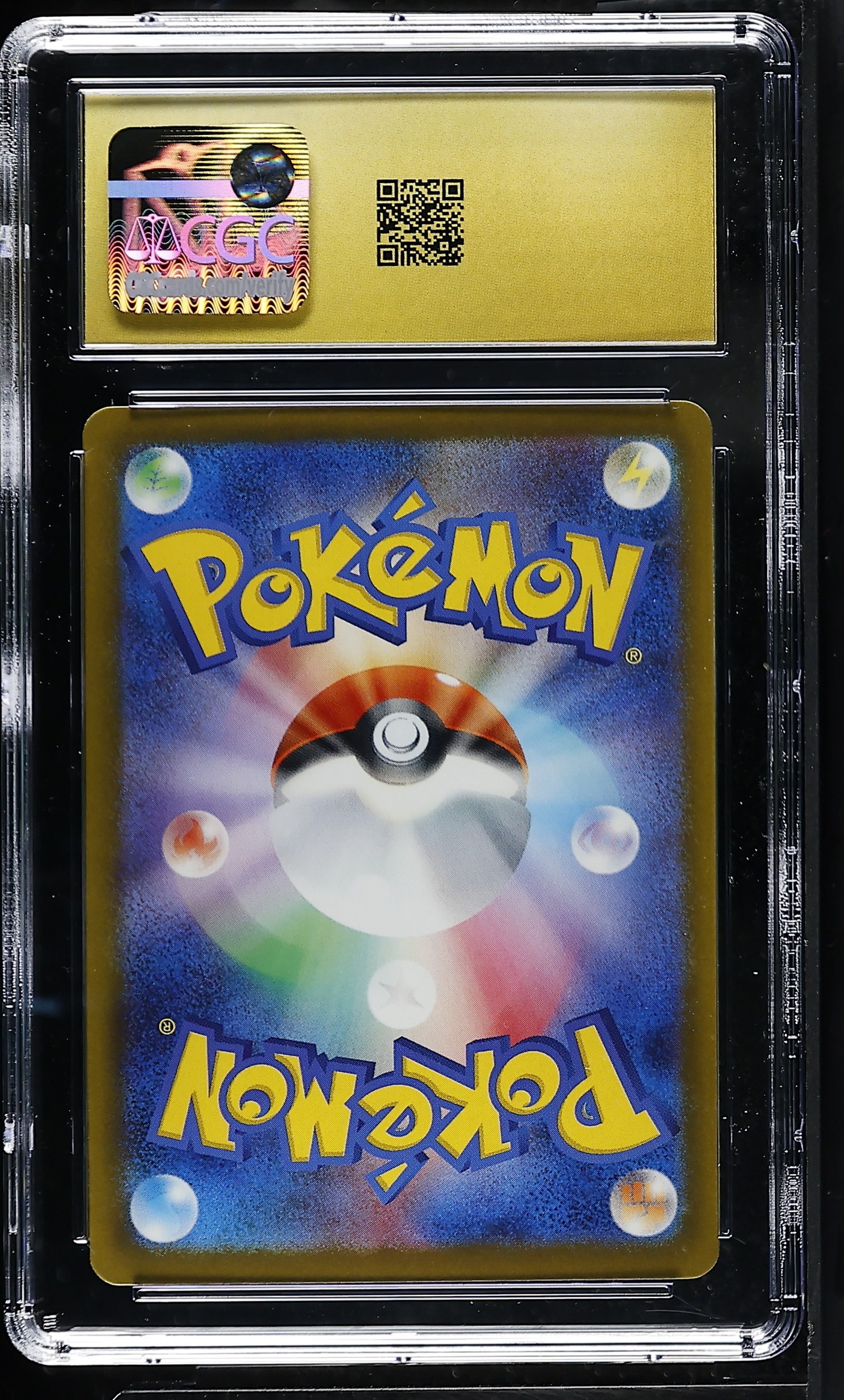 Frogadier #087/083 Japanese Ninja Spinner CGC Pristine 10 Pokemon Graded Slab — back