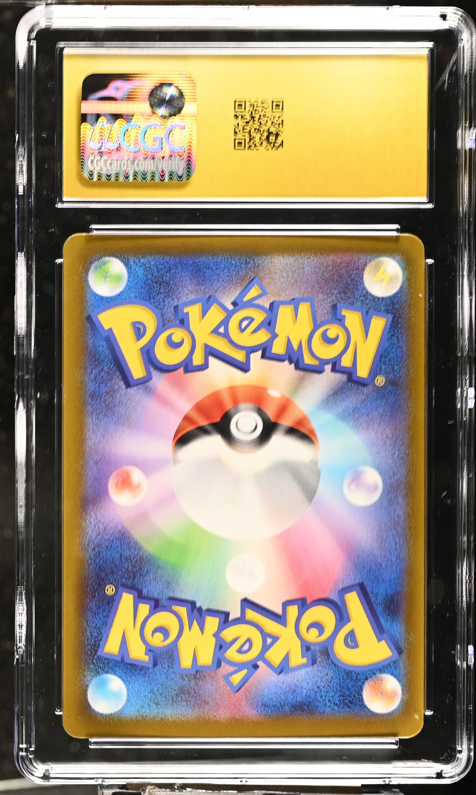 Dhelmise #088/081 Japanese Abyss Eye CGC Pristine 10 Pokemon Graded Slab — back